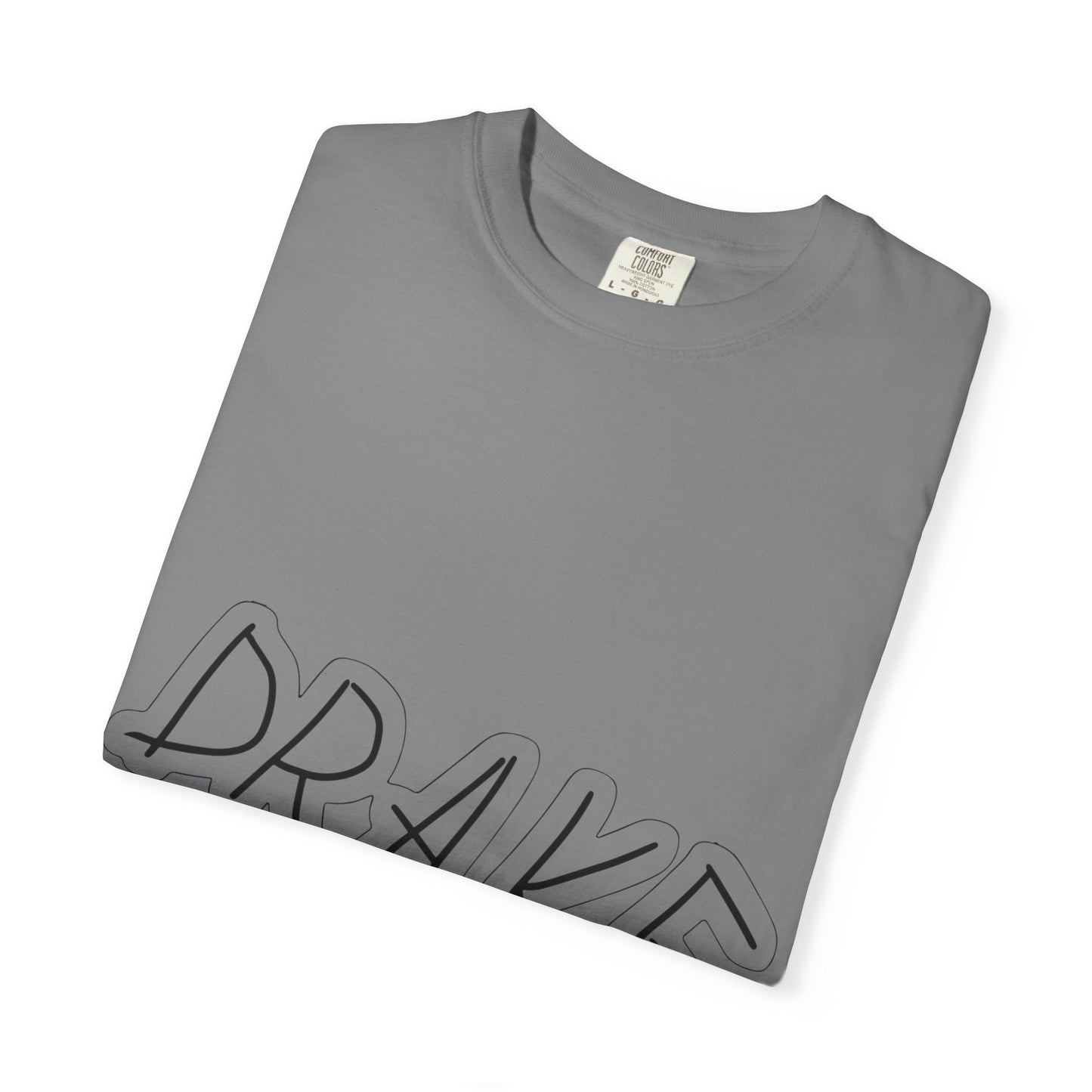 Dra-ke Graffiti Script Dyed Tshirt