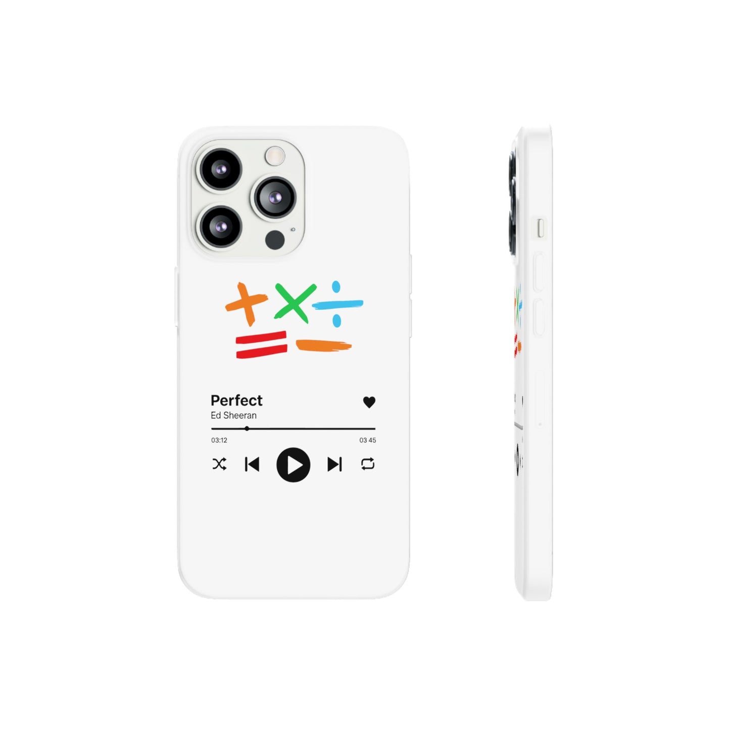 Flexi Case – Ed Sheeran Music Design (iPhone X–16 Pro Max)