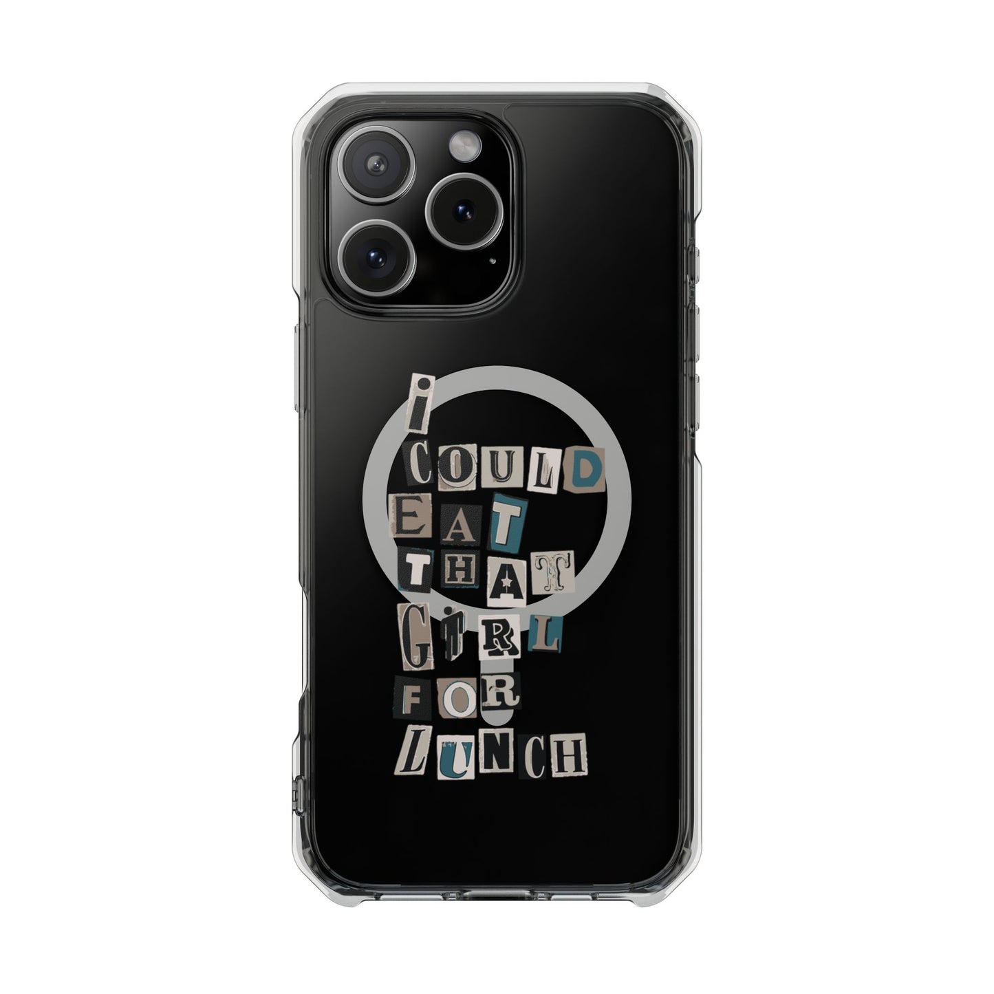 Mixed Message Collage Magnetic Clear Impact Case