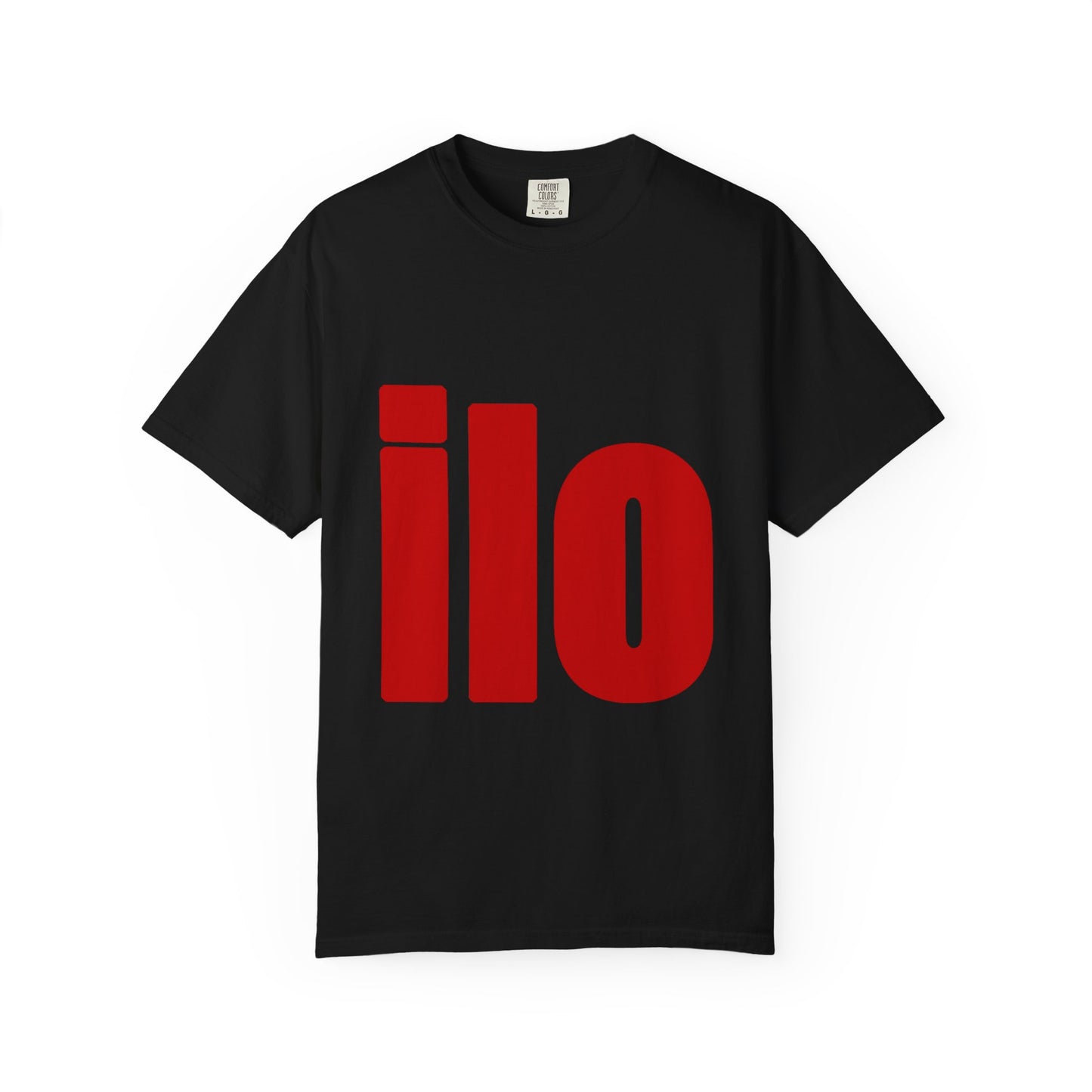 ILO Bold Red Block Unisex Dyed T-shirt