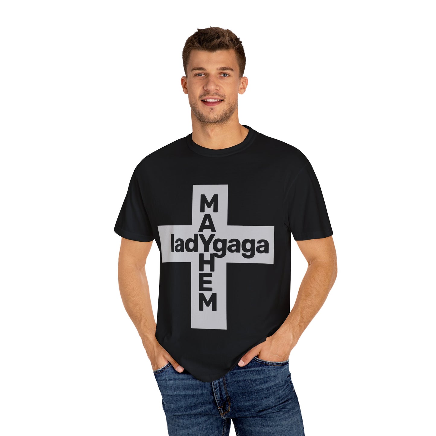 Lady Cross Mayhem-Unisex Dyed Tshirt
