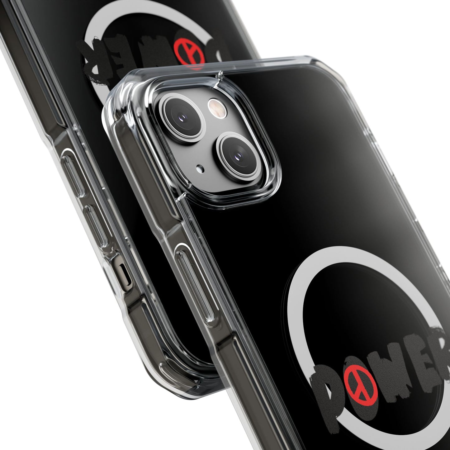 Peace Vibes Streetwear Magnetic Clear Impact Case