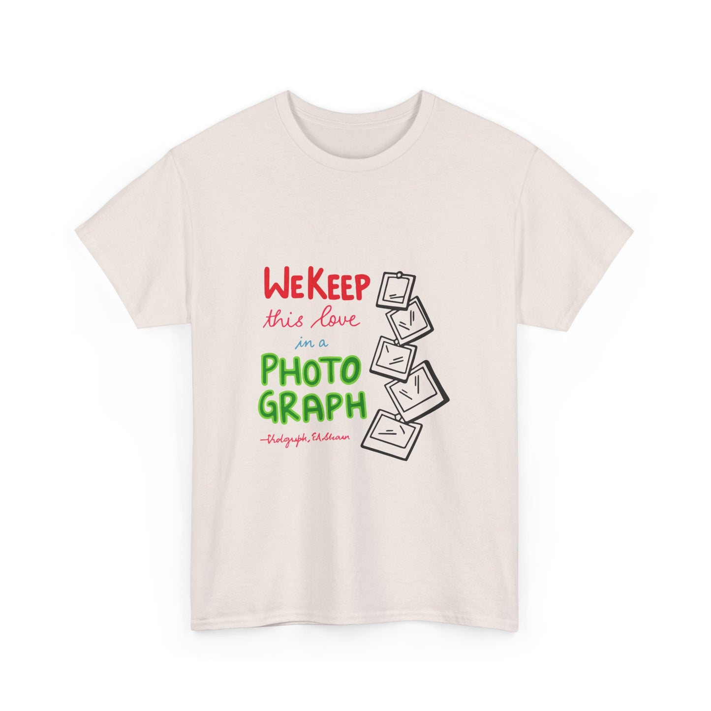 White Paw Print Unisex Heavy Cotton Tee