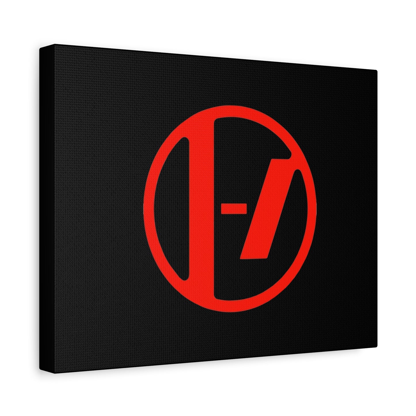 Crimson Orbit Matte Canvas