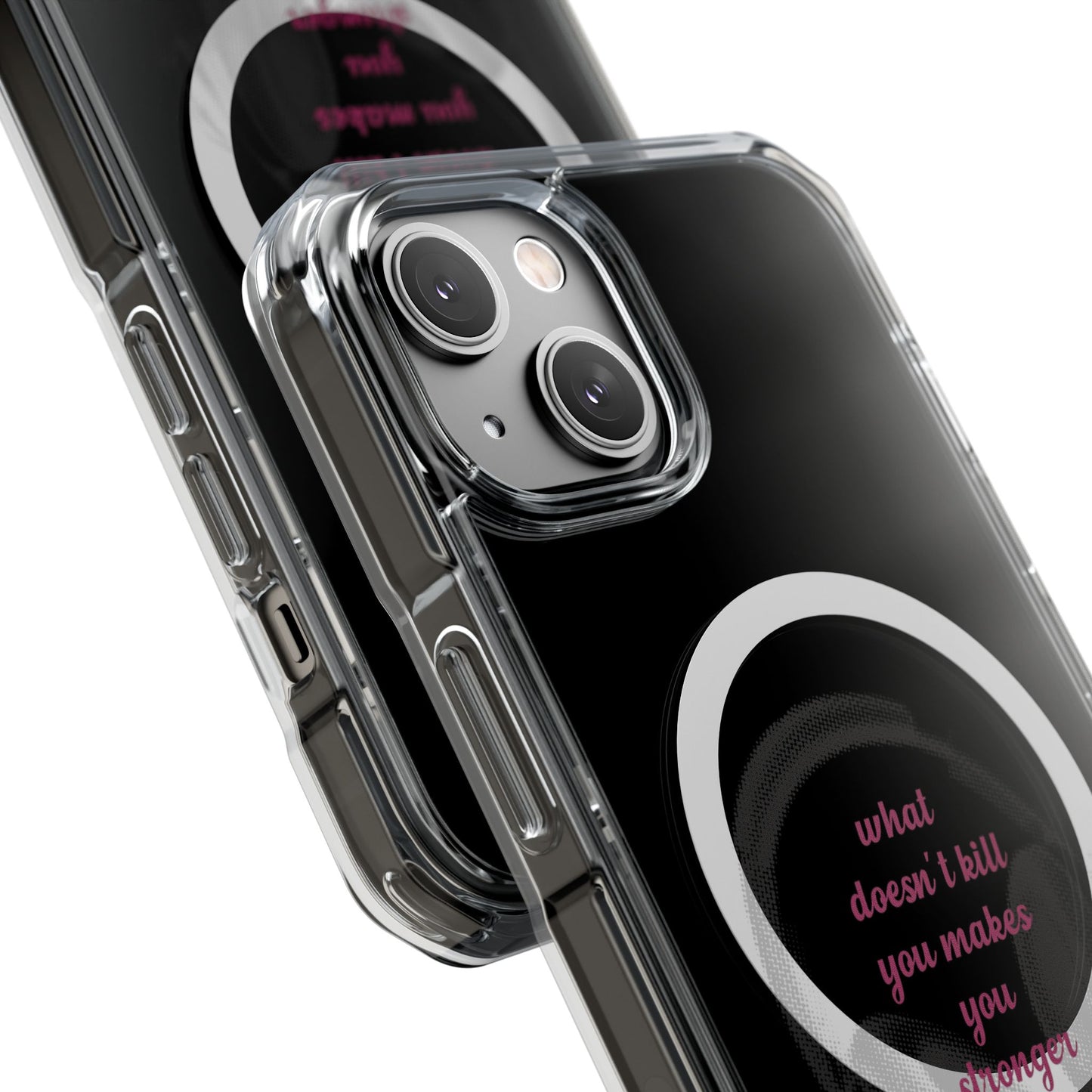 Stronger Soundwaves Magnetic clear Impact Case