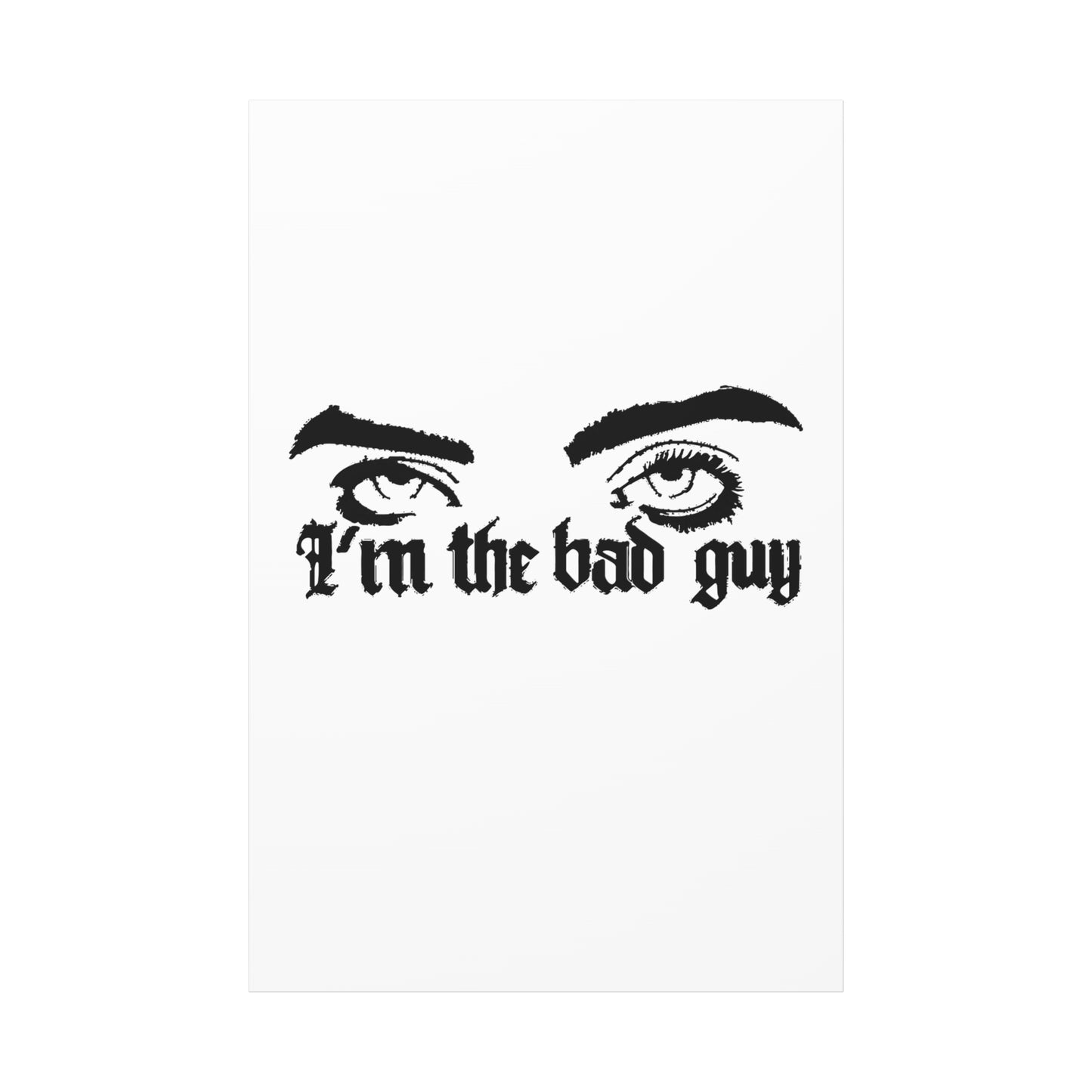 Eyes & Shadows Gothic Matte Canvas