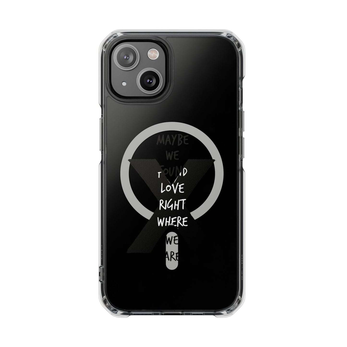 Abstract Paw and Brush Stroke Magnetic Clear Impact Case
