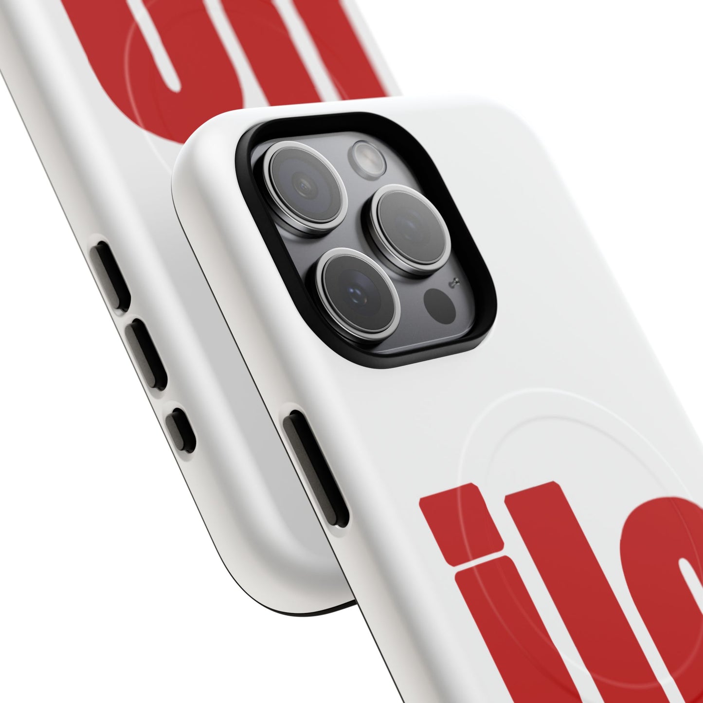 ILO Bold Red Block Tough Magnetic Case