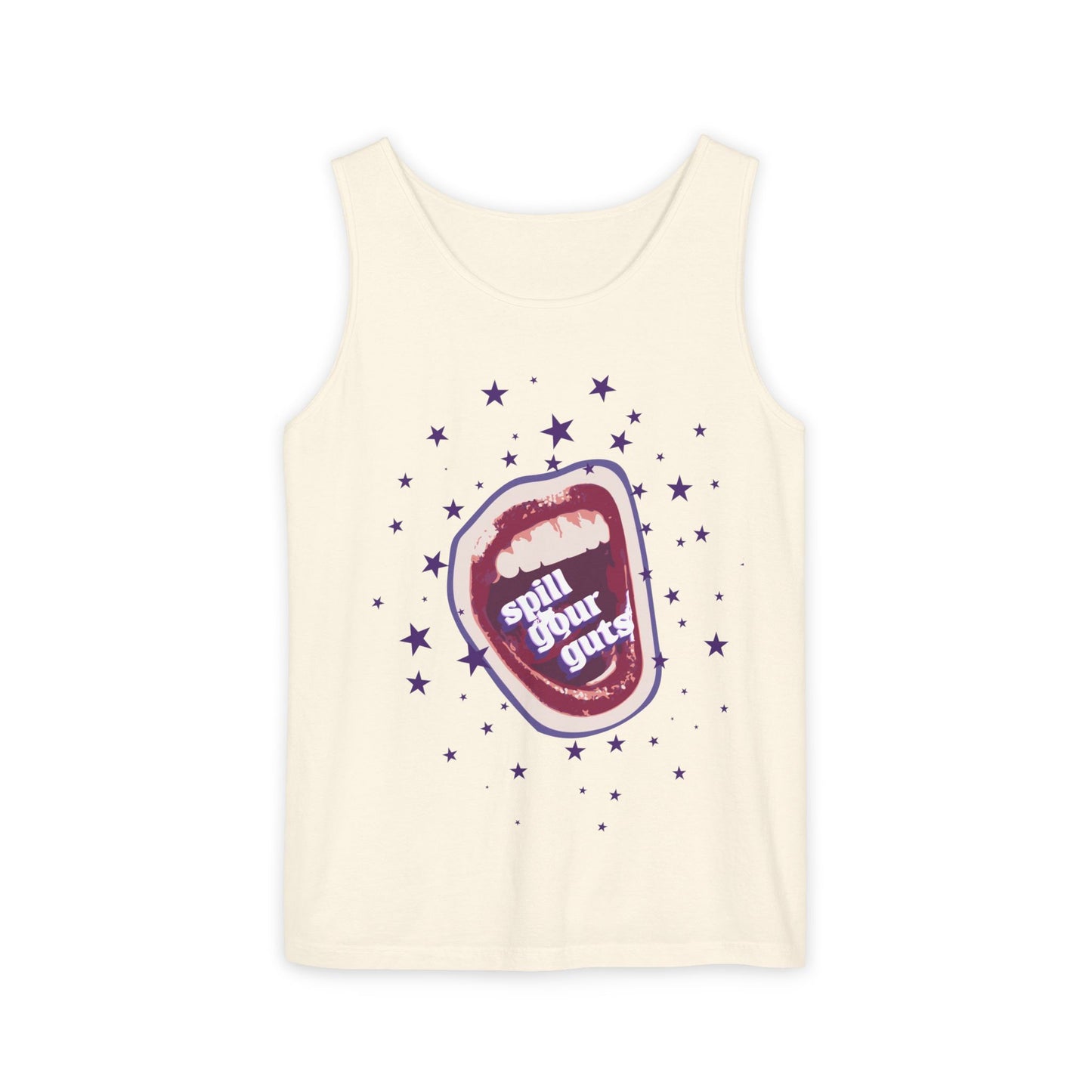 Spill Your Guts Scream-Dyed Tank Top