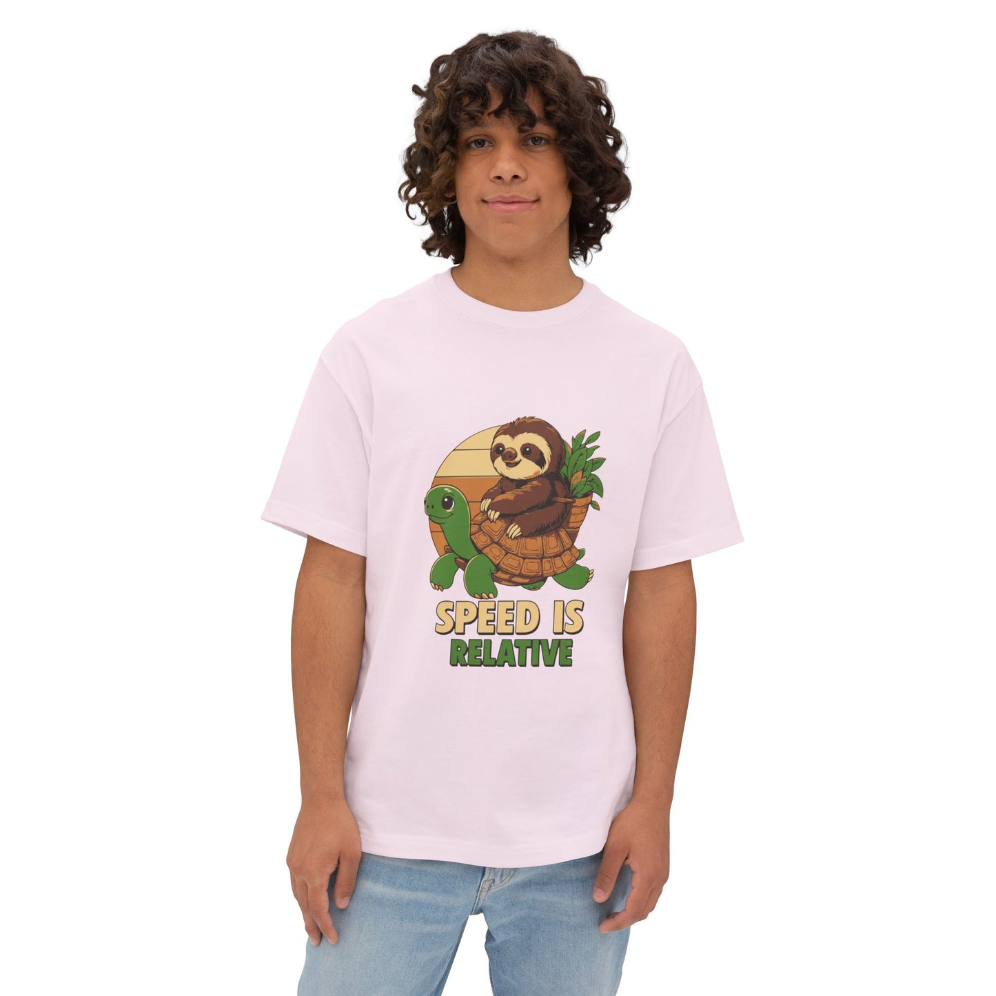 Oversized boxy Tee – Snazzy Speed Edition