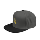 Golden Brush Script Snapback cap