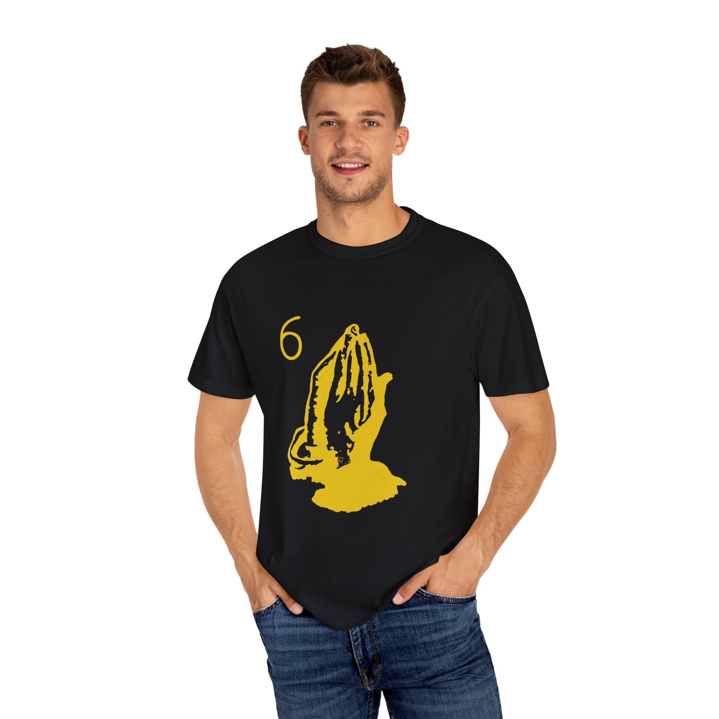 6 God Prayer Hands Dyed Tshirt