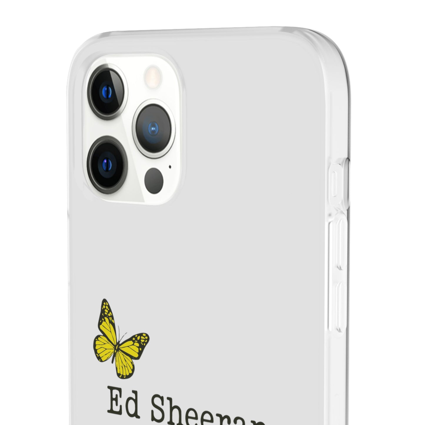Flexi Case – Ed Sheeran butterfly edition (iPhone X–16 Pro Max)