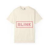 Minimal BLINK Logo – Dyed T-shirt