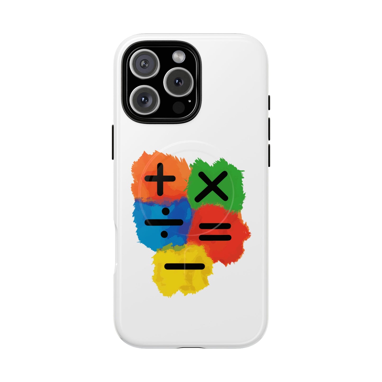Orange Equals Symbol Tough Magnetic case