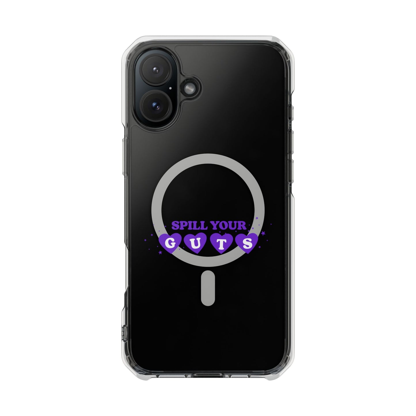 Spill Your Guts Heart Magnetic Clear Impact Case