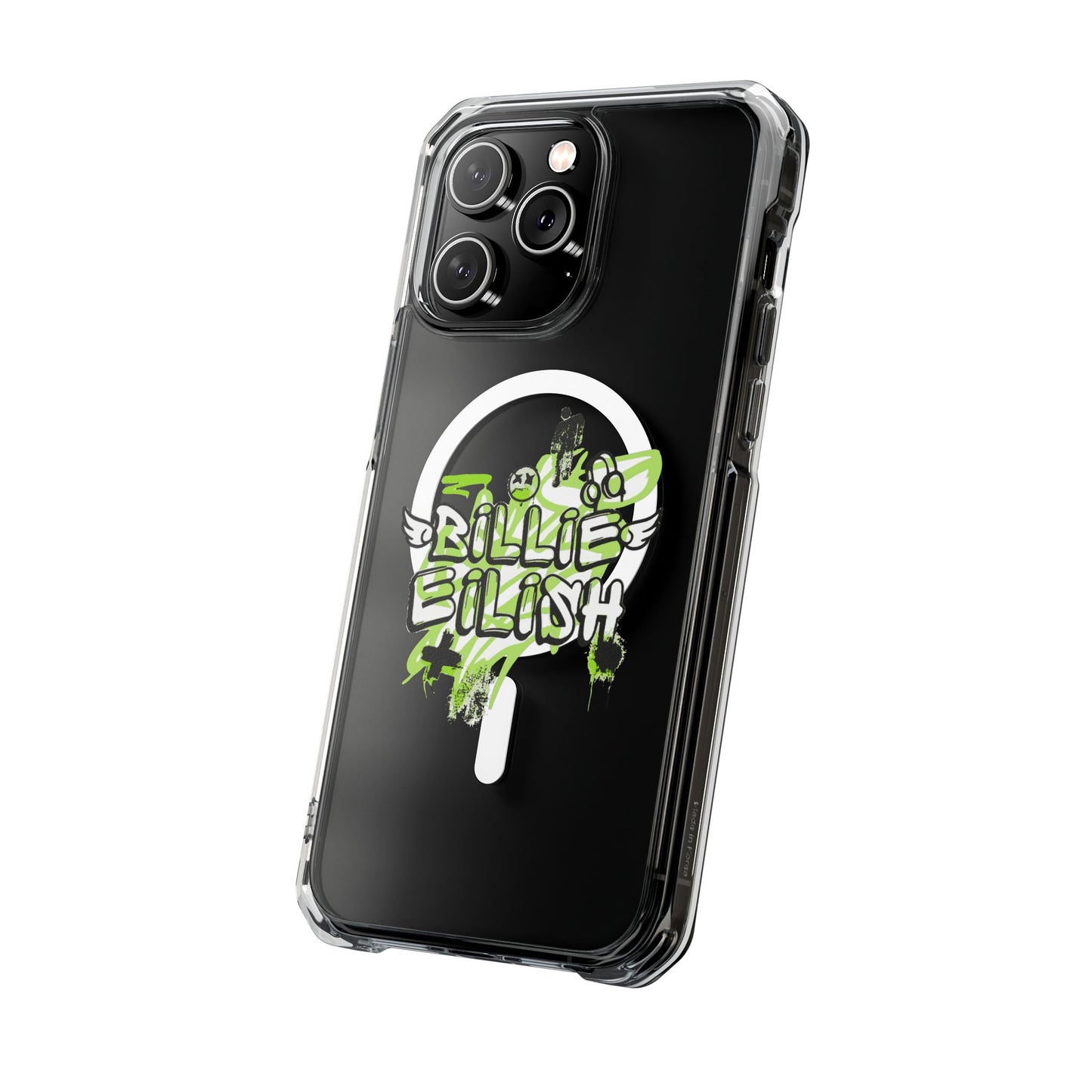 Grunge Angel Graffiti Magnetic Clear Impact Case