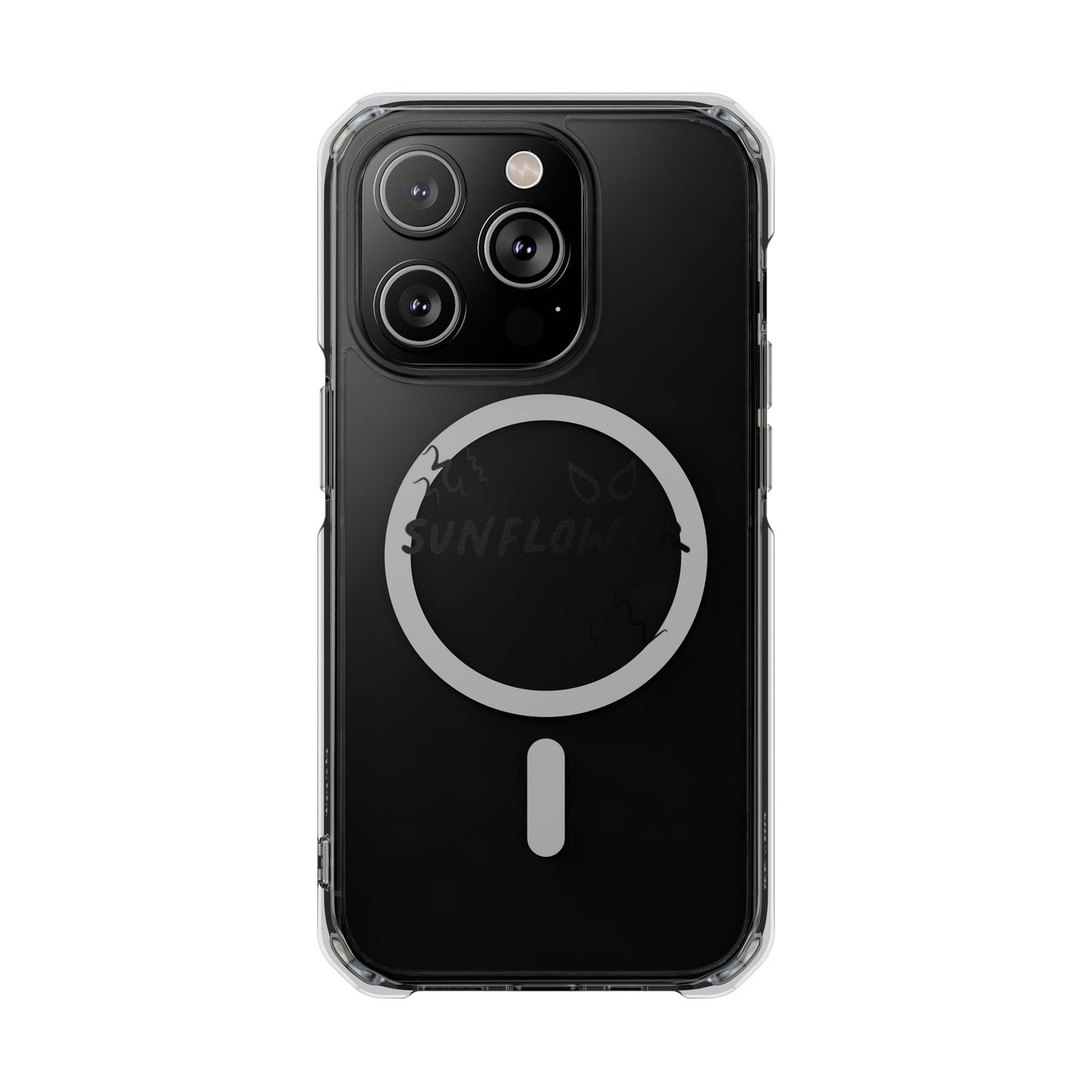 Yellow Barbed Wire Disc Magnetic Impact Case