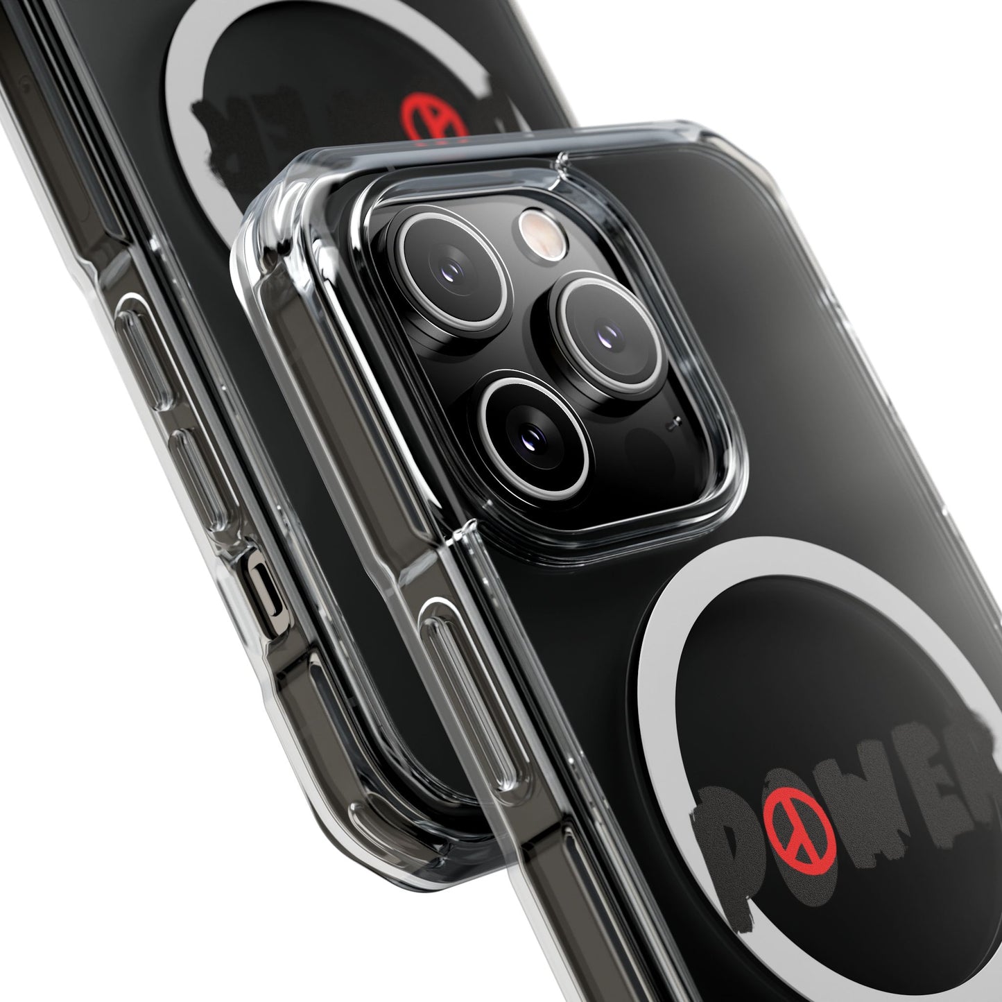 Peace Vibes Streetwear Magnetic Clear Impact Case