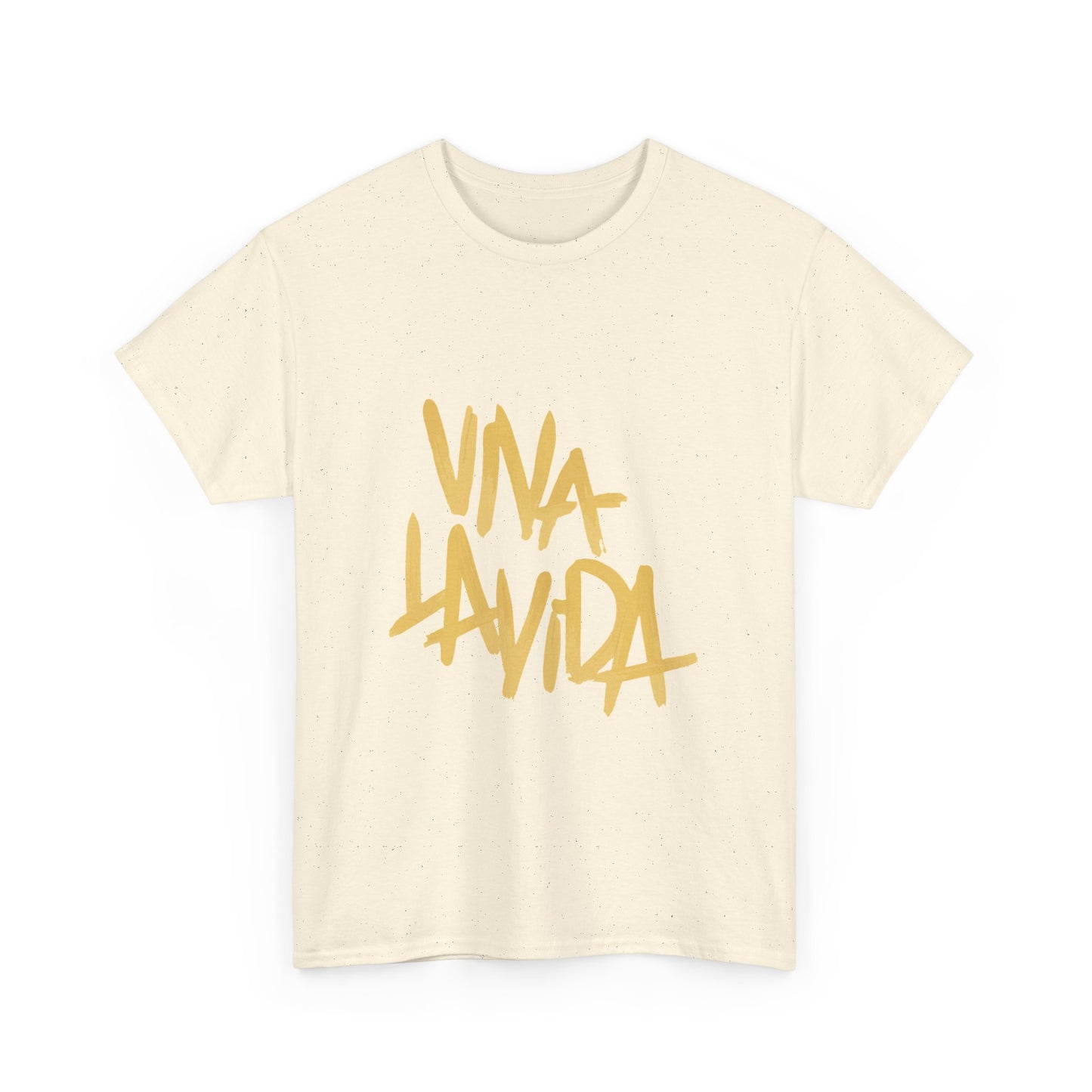 Golden Brush Script Unisex Cotton Tee