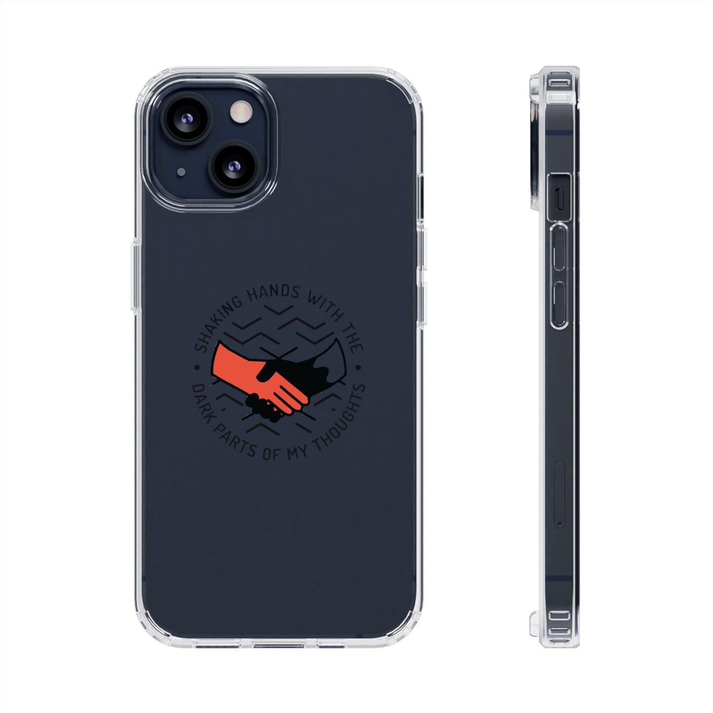 Dark Grip Clear Case
