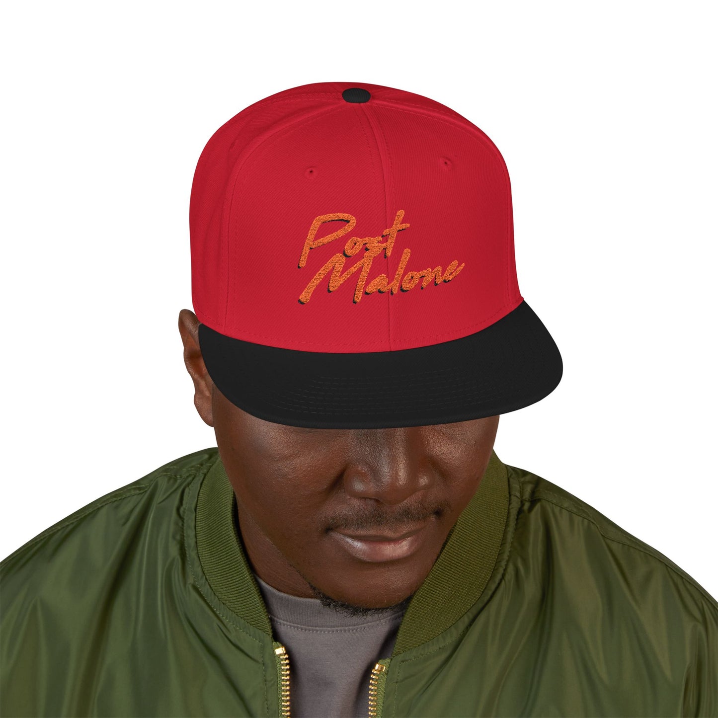 Snapback (Embroidery) – Post Malone Name Design