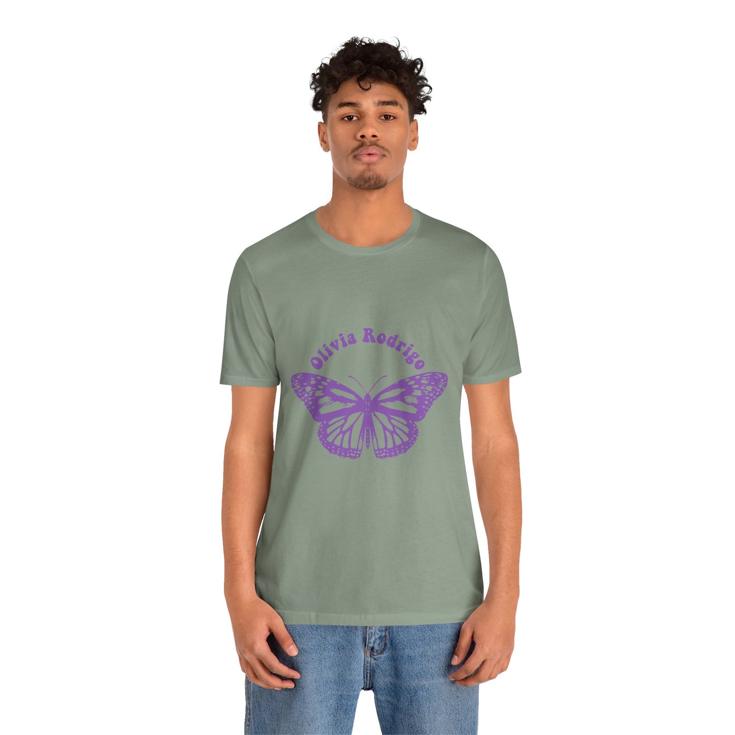 Olivia Rodrigo Unisex Jersey Short Sleeve Tee - With Butterfly
