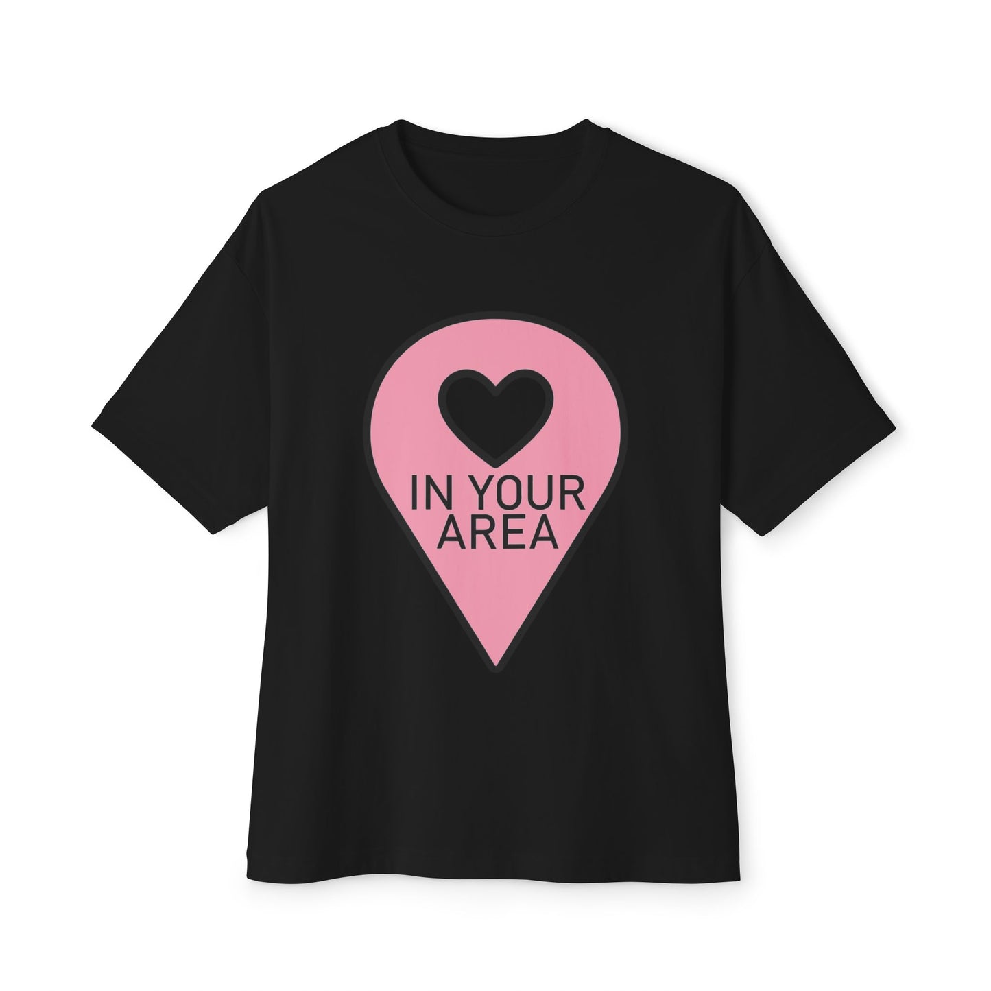 In Your Area Pin Marker – Oversized Boxy Tee