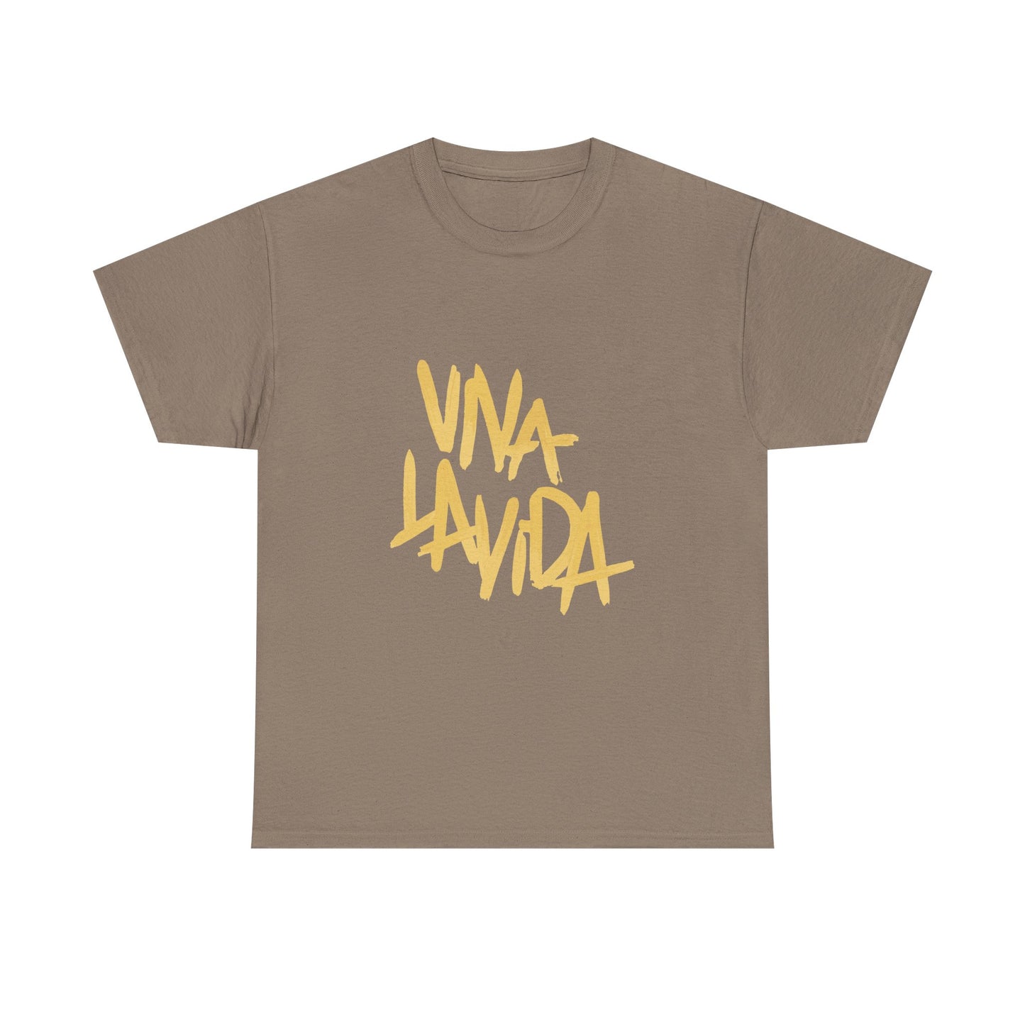 Golden Brush Script Unisex Cotton Tee