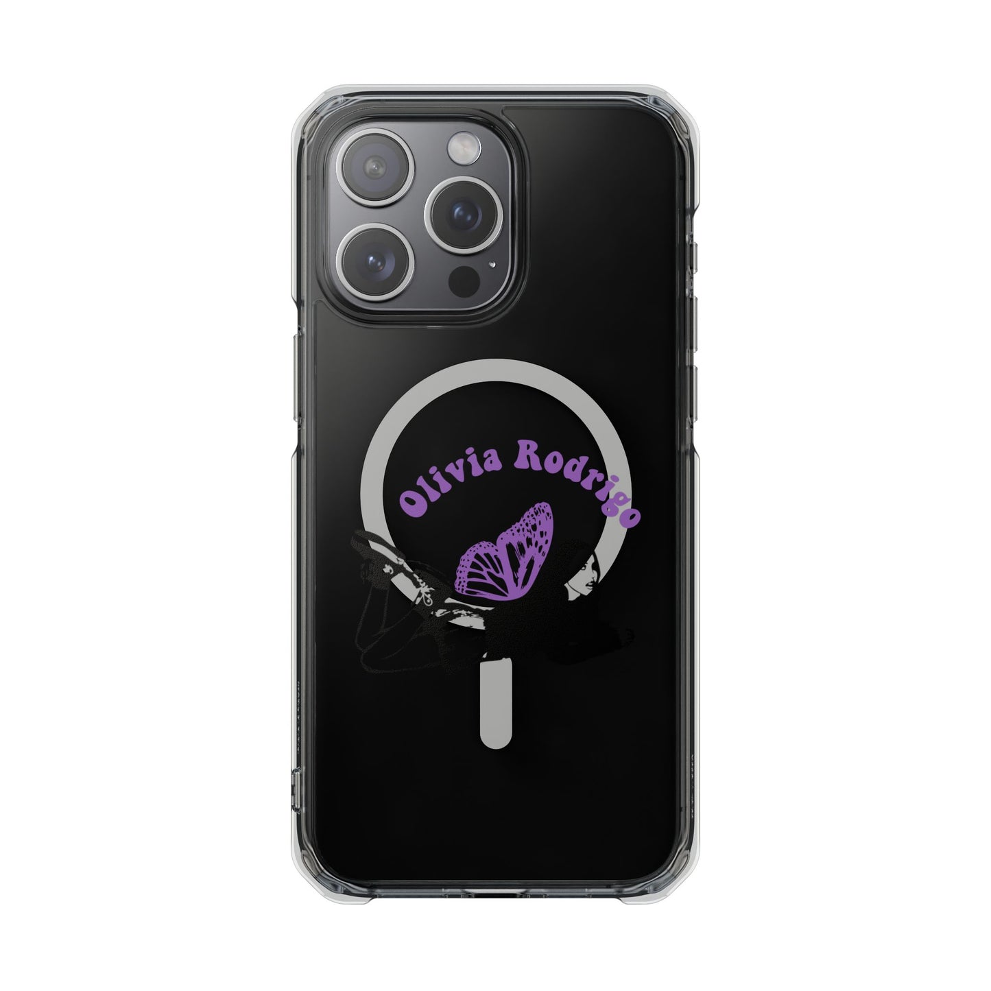 Olivia Rodrigo Butterfly Arc Magnetic Clear Impact Case