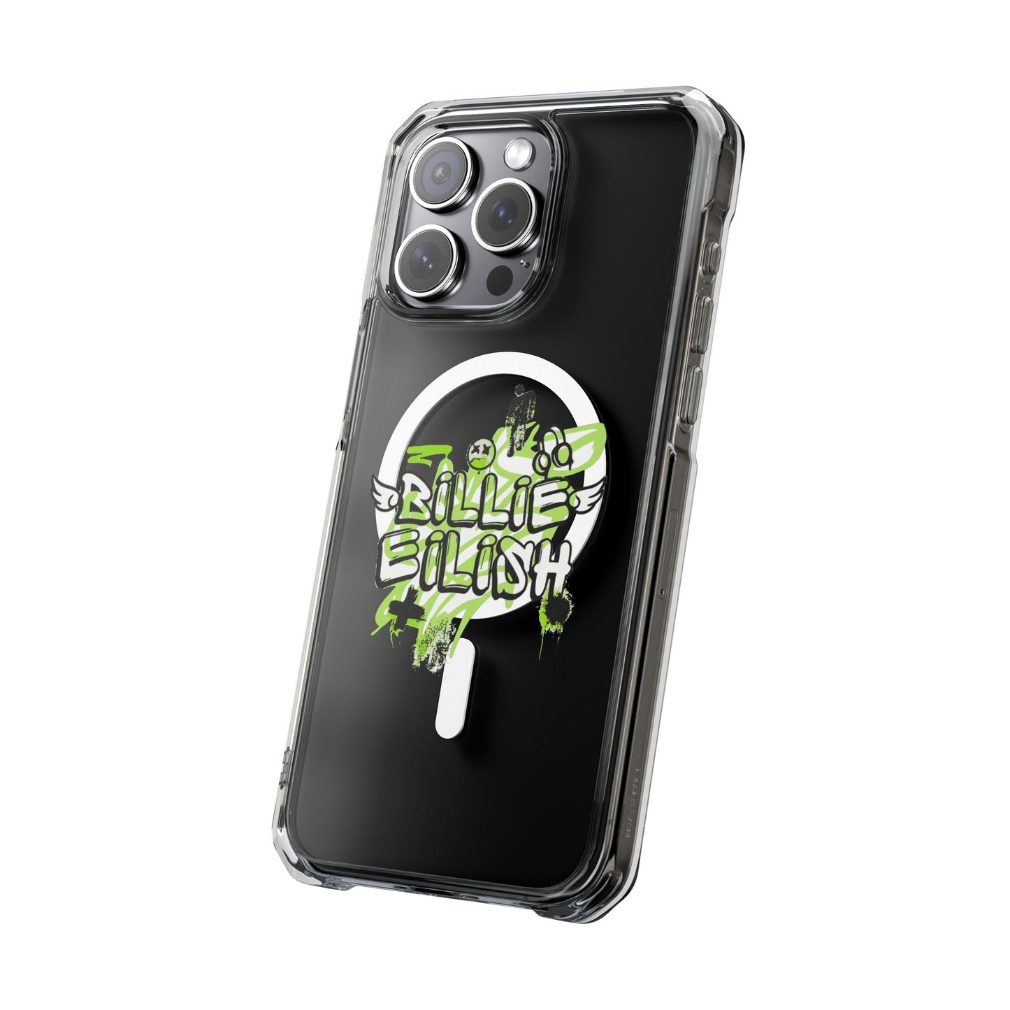 Grunge Angel Graffiti Magnetic Clear Impact Case