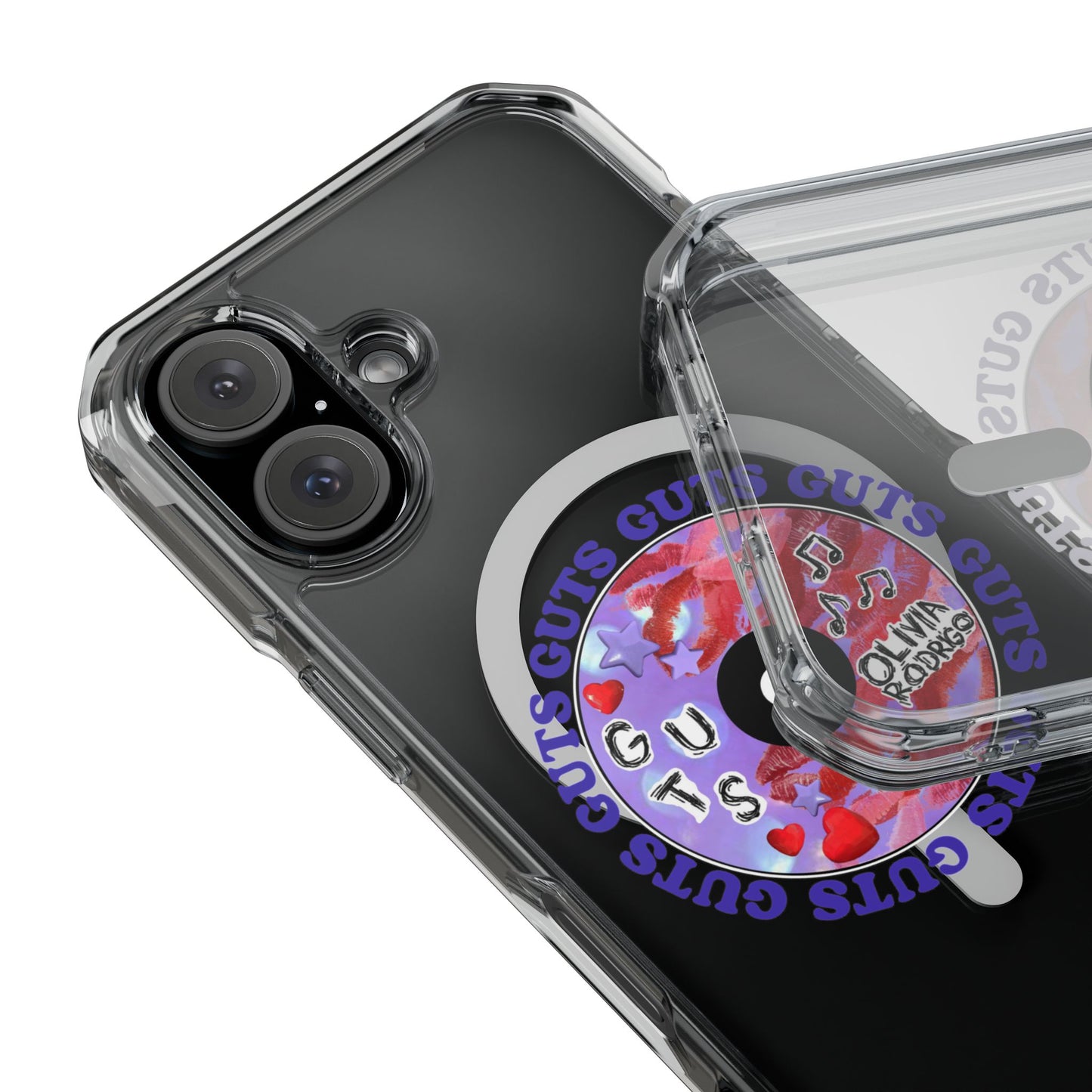 Guts Album Art CD Magnetic Clear Impact Case