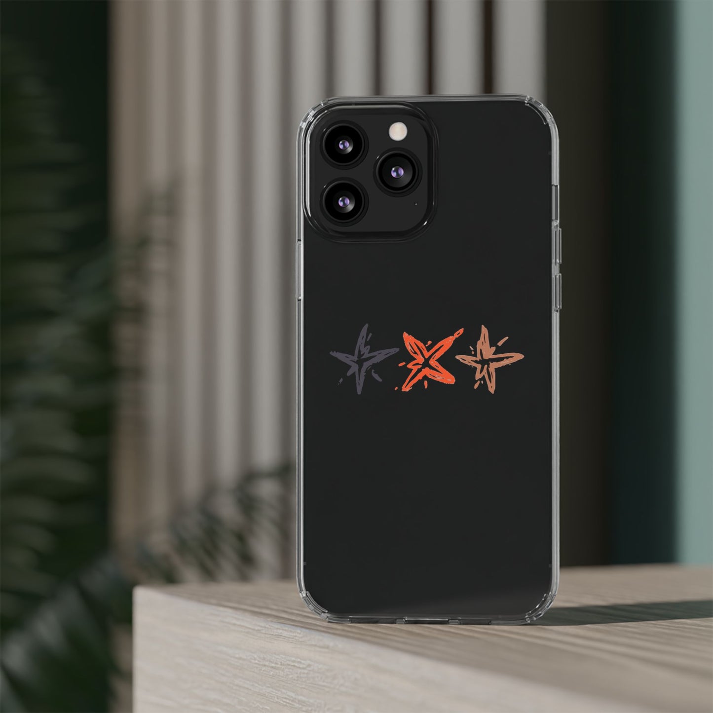 Starlit Threads Clear Cases
