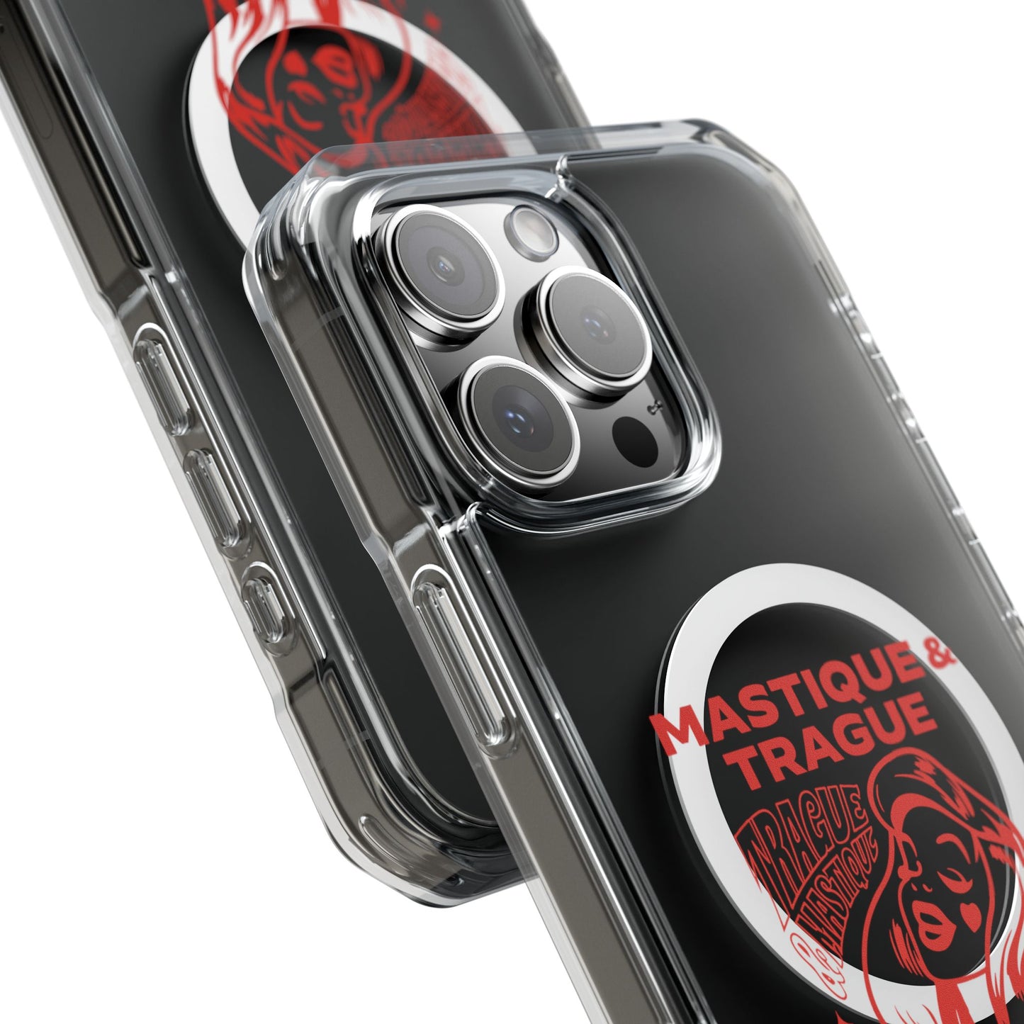 Fierce Femme in Red Clear Impact case