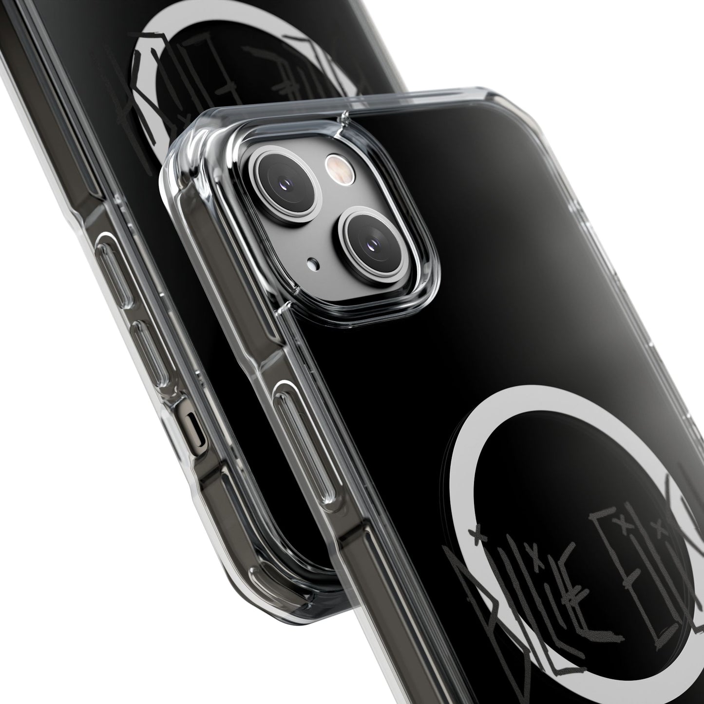 Twisted Ink Font Magnetic Clear Impact Case