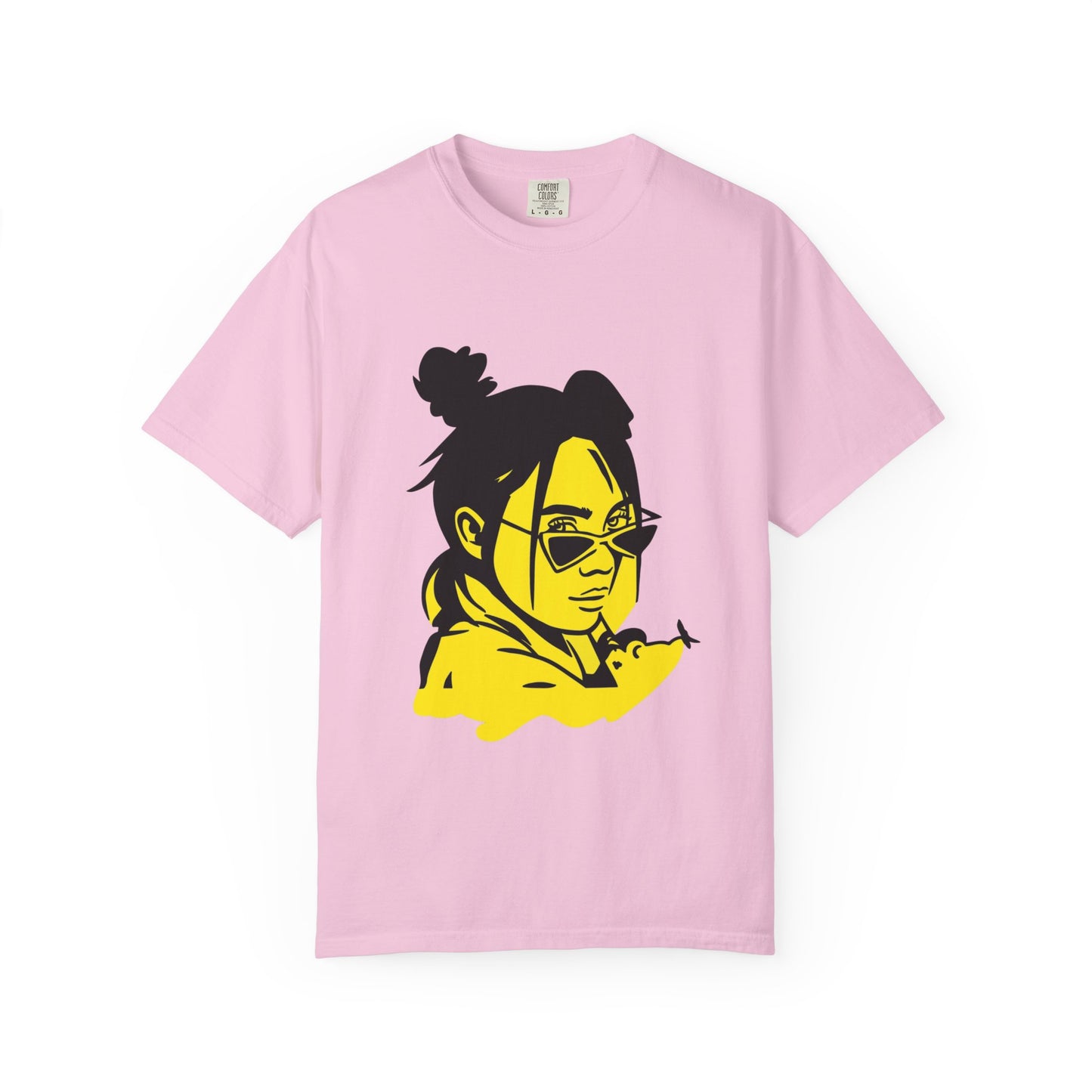 Neon Mood Portrait Unisex Dyed T-shirt