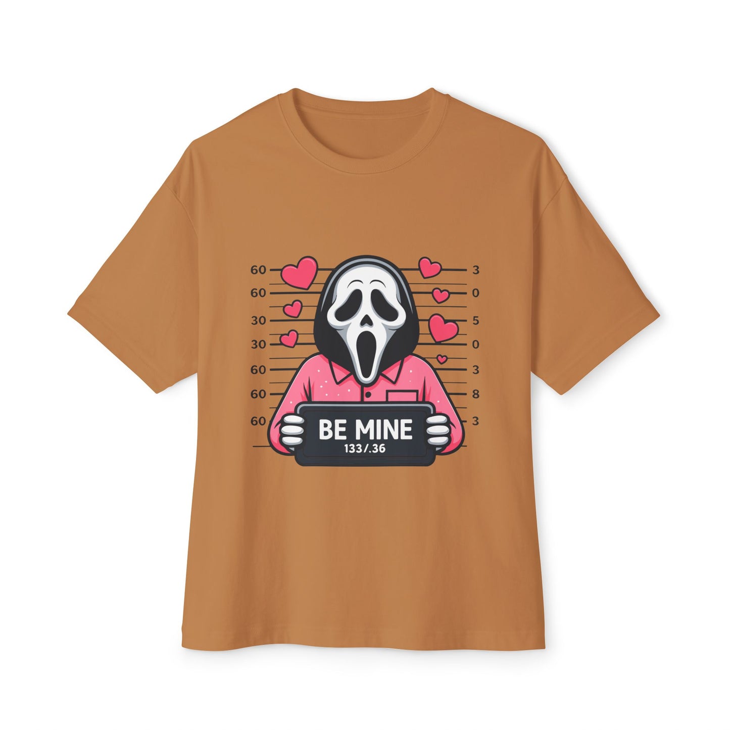 Oversized boxy Tee – Snazzy Be mine Edition