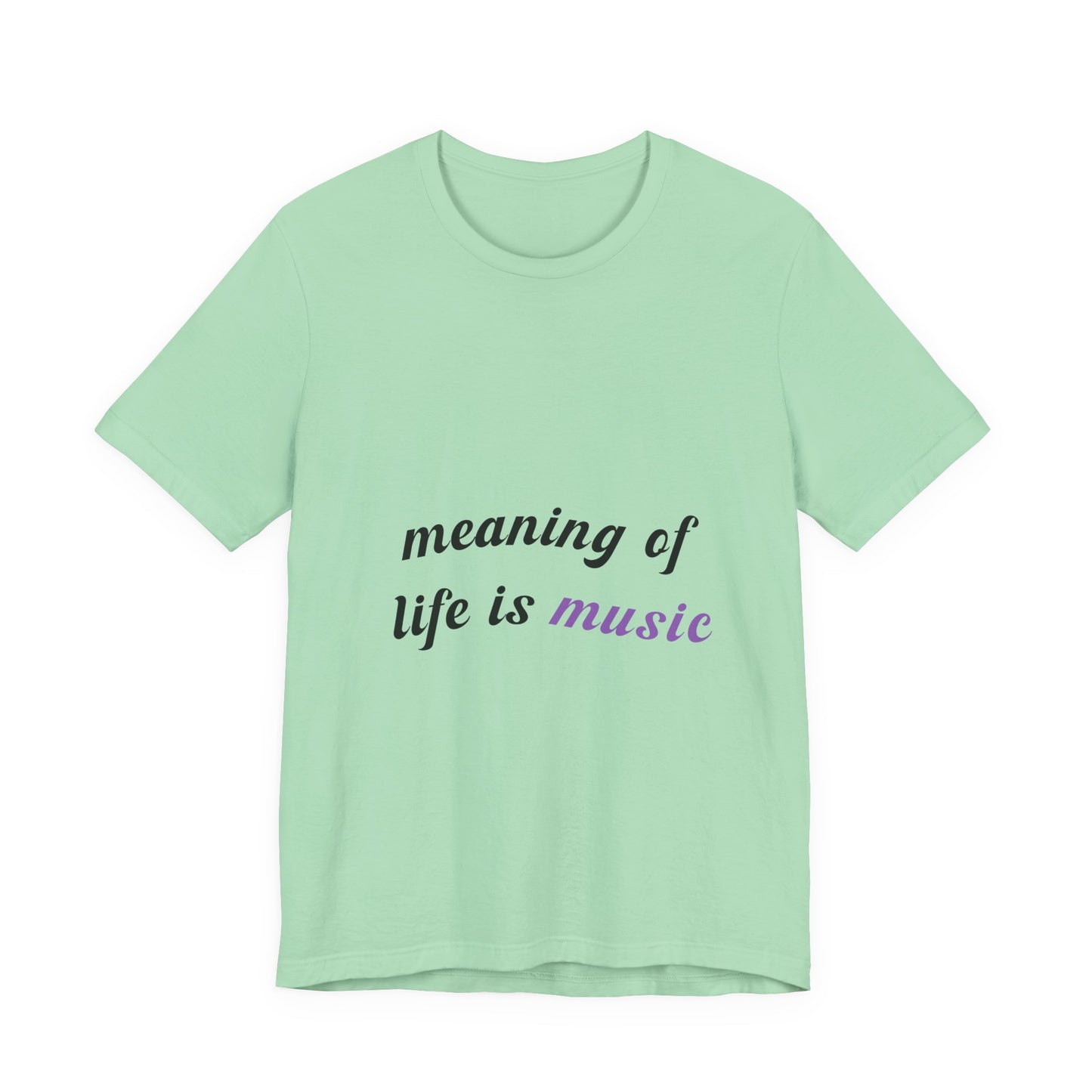 Feel the Music Vibe Unisex Jersey short sleeve tee