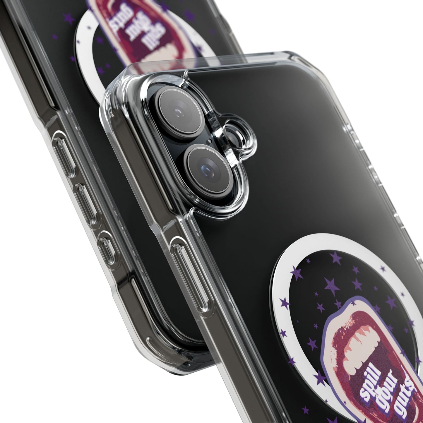 Spill Your Guts Scream Magnetic Clear Impact Case