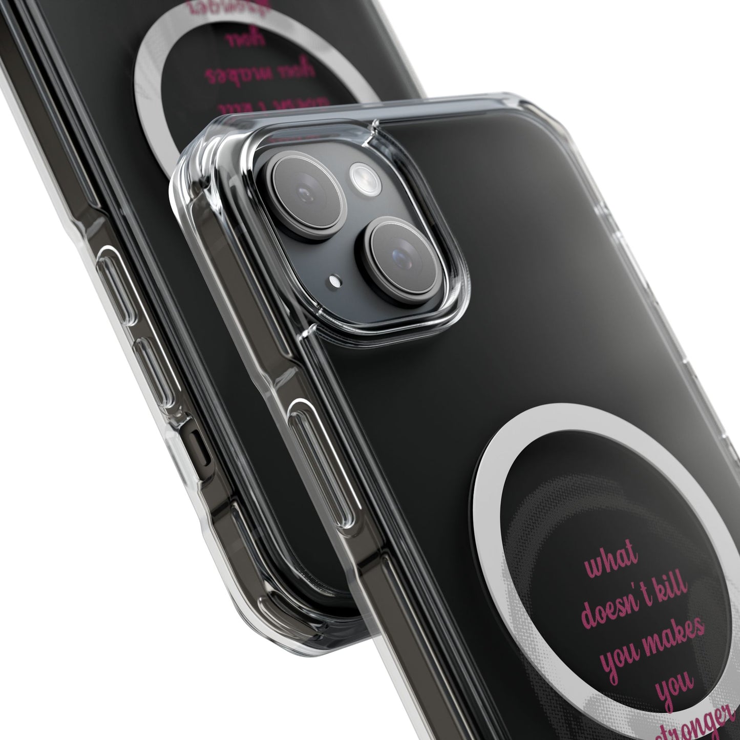 Stronger Soundwaves Magnetic clear Impact Case