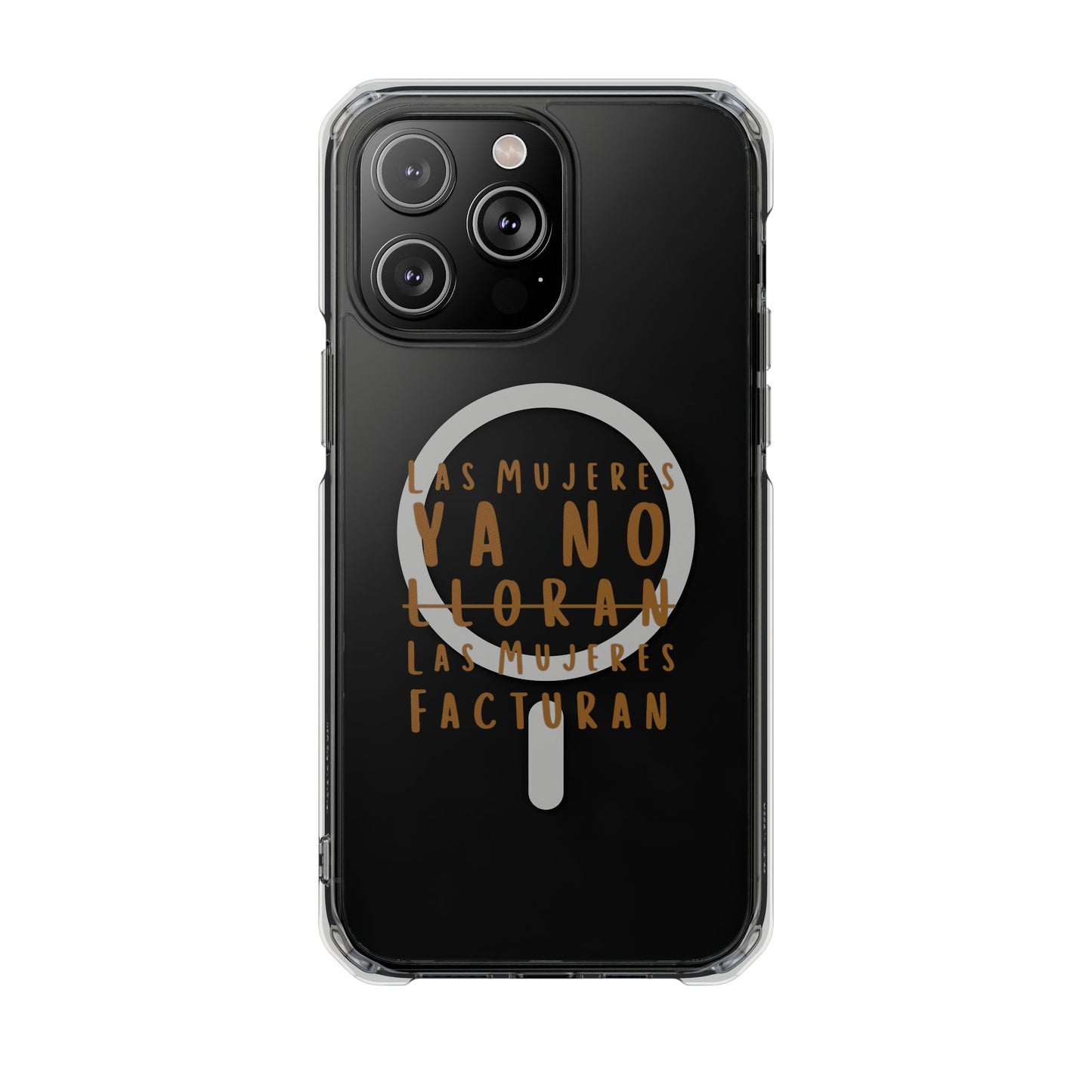 Hustle Over Tears Clear Impact case