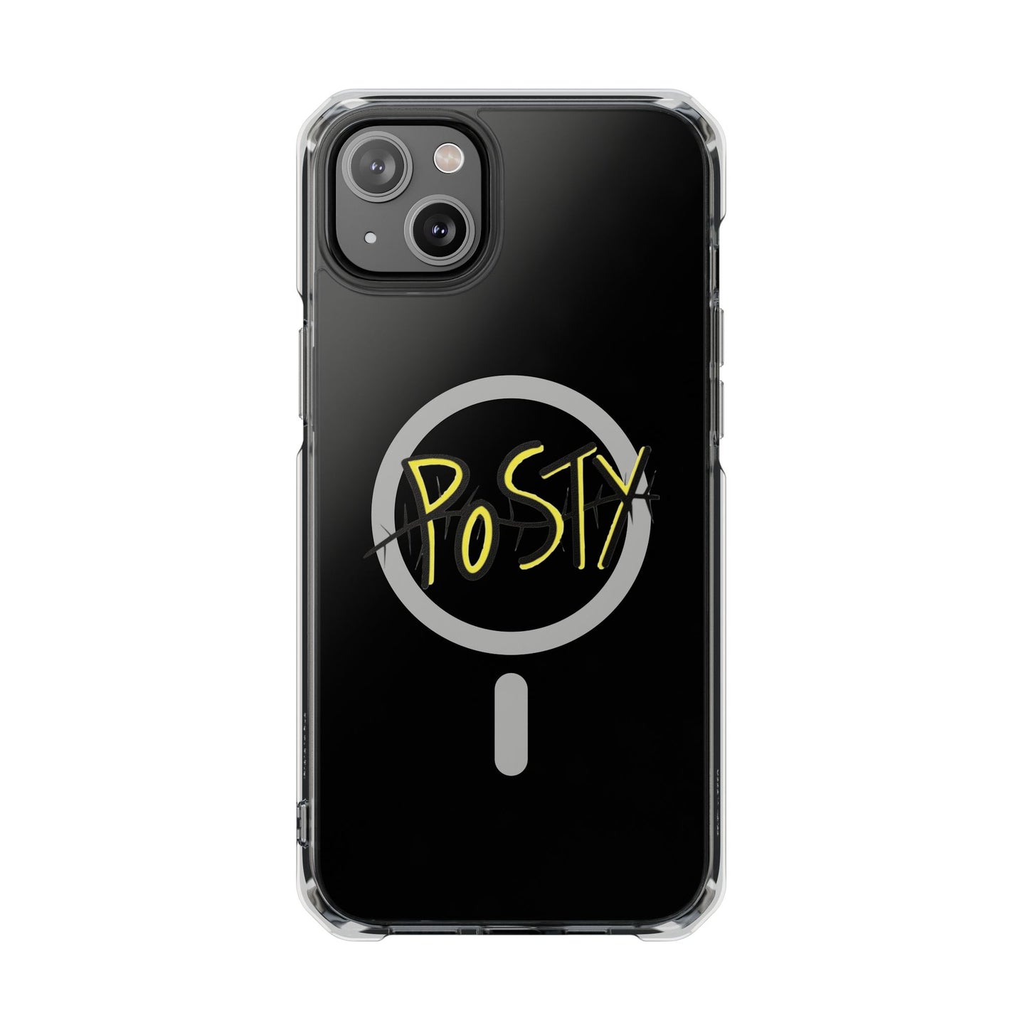 Abstract Black Barbed Wire Magnetic Impact Case