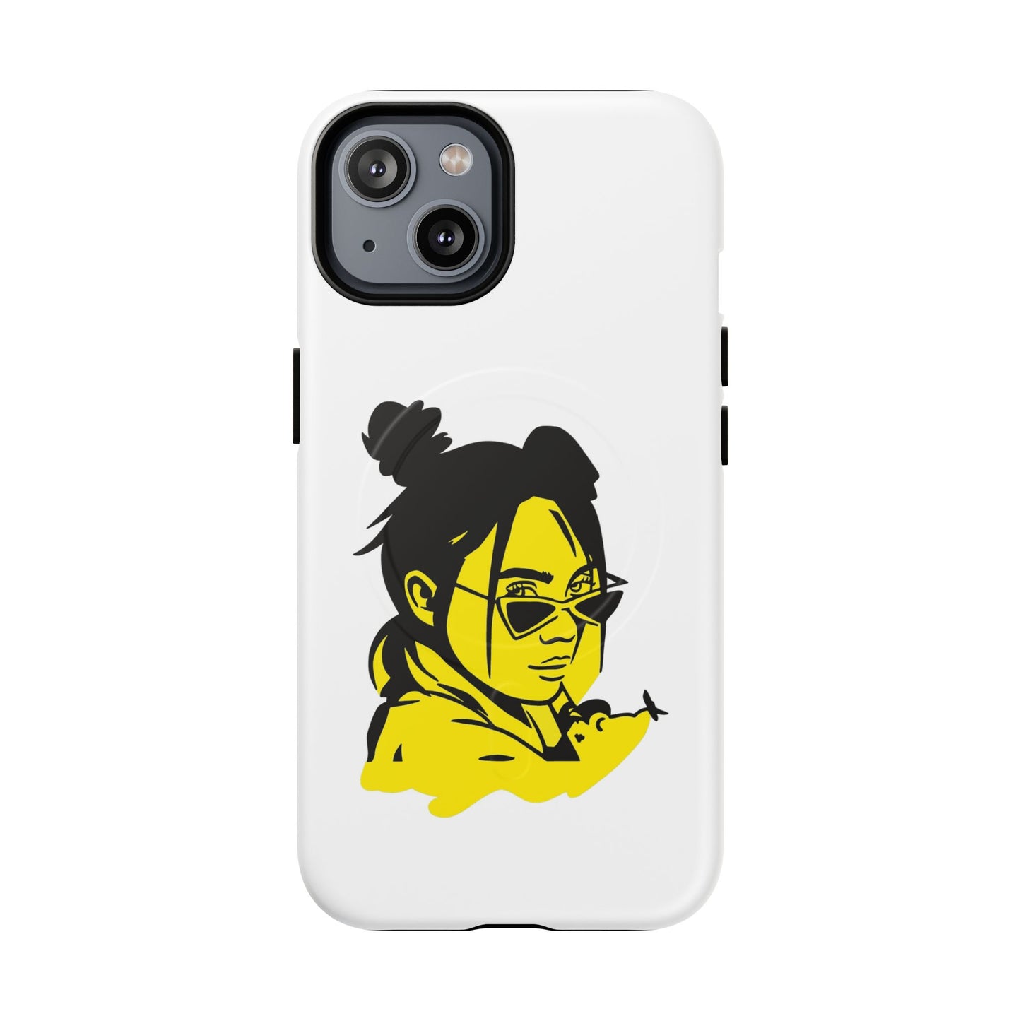 Neon Mood Portrait Tough Magnetic Case