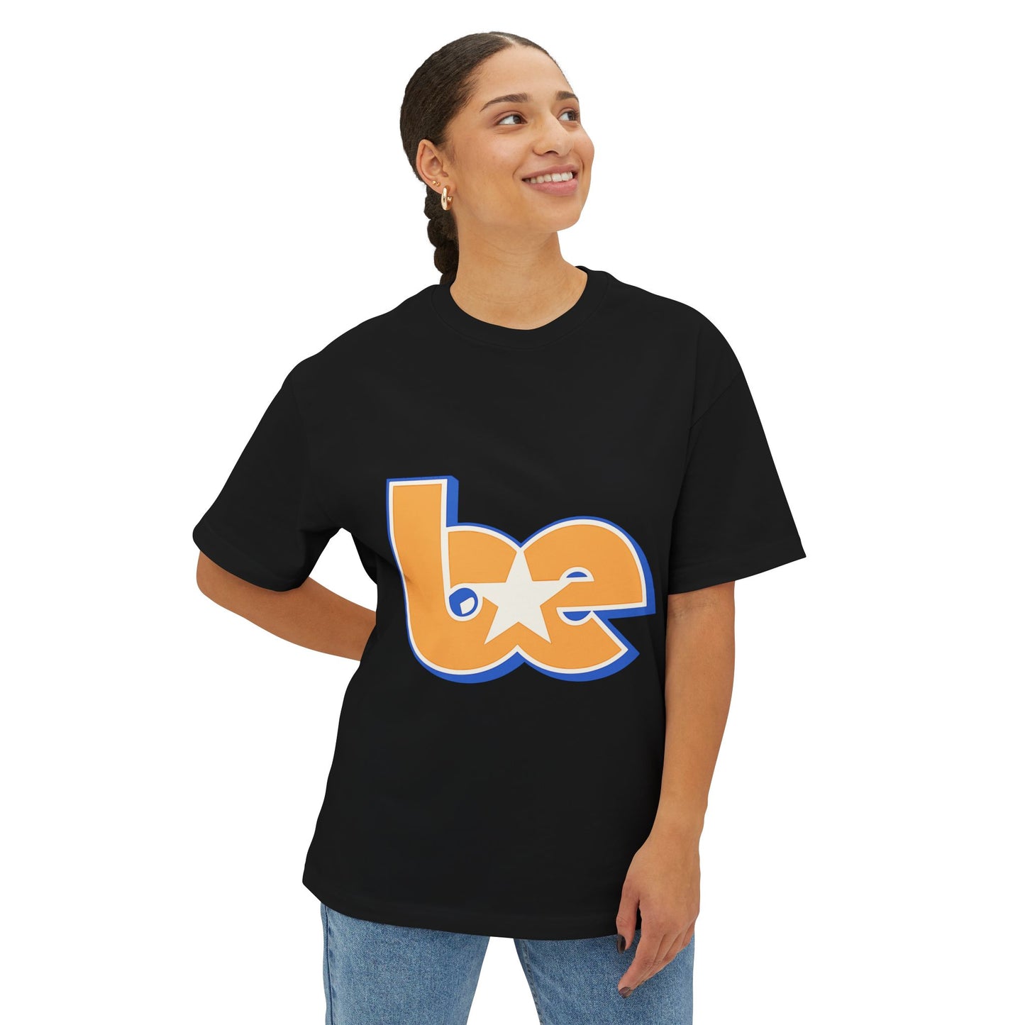 BE Star Retro Unisex Oversized Tee