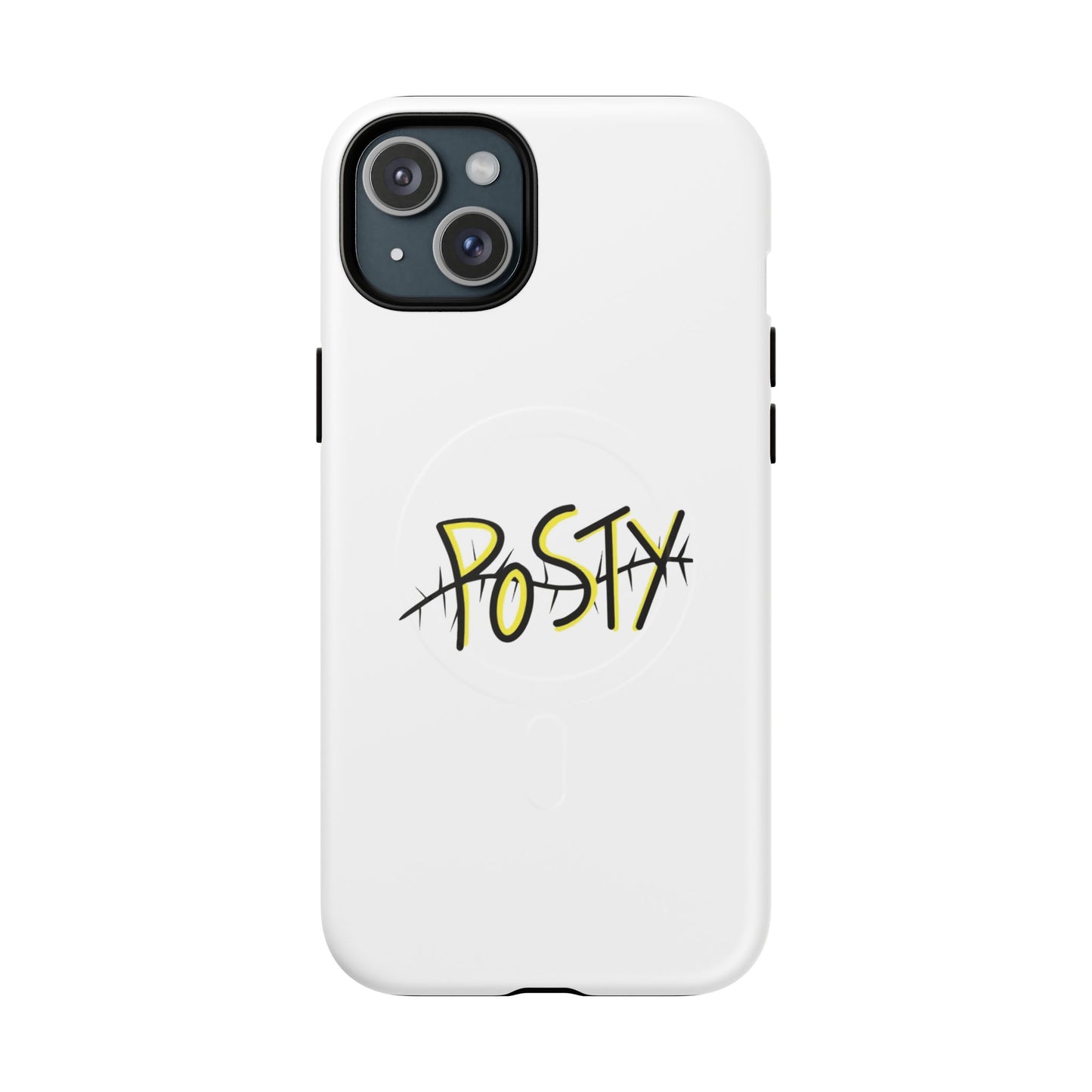 Abstract Black Barbed Wire Tough Magnetic Case