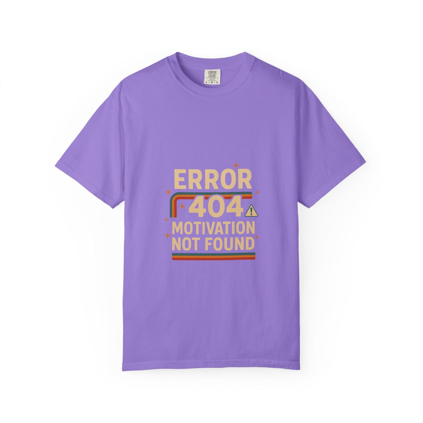 Unisex Garment-Dyed T-shirt – Snazzy Error 404 Edition