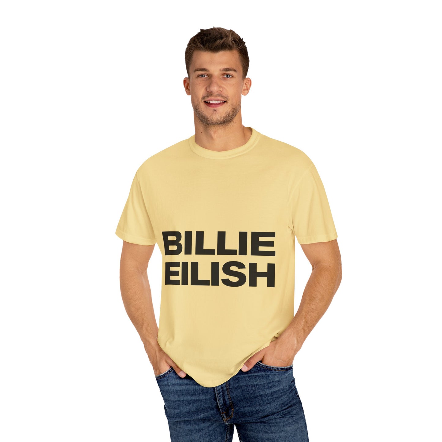 Stacked Glow Text Unisex Dyed T-shirt