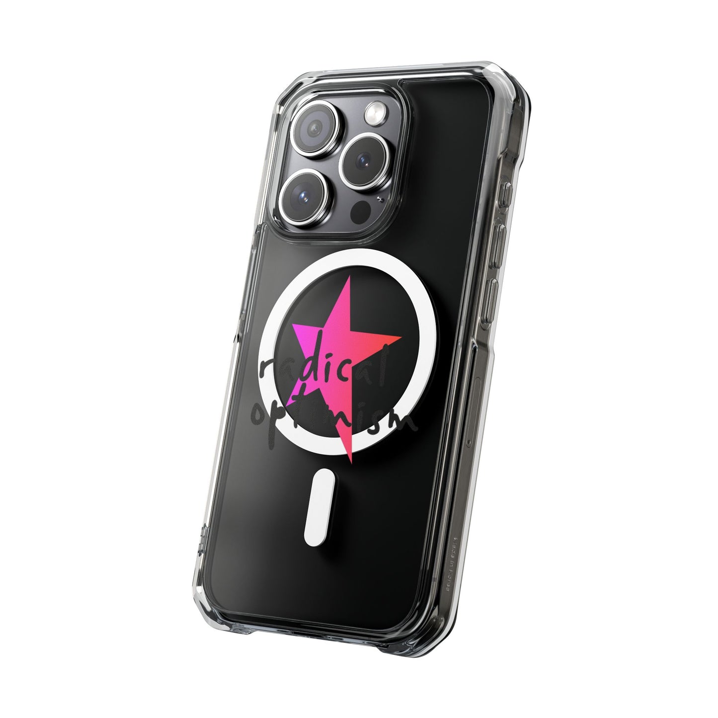 Flame Script Statement Magnetic Clear Impact case