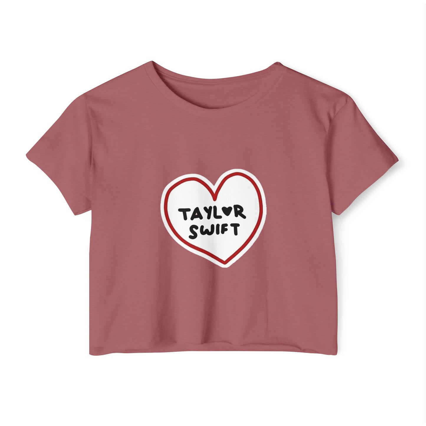 Heartbeats & Midnights Women's Festival Crop Top