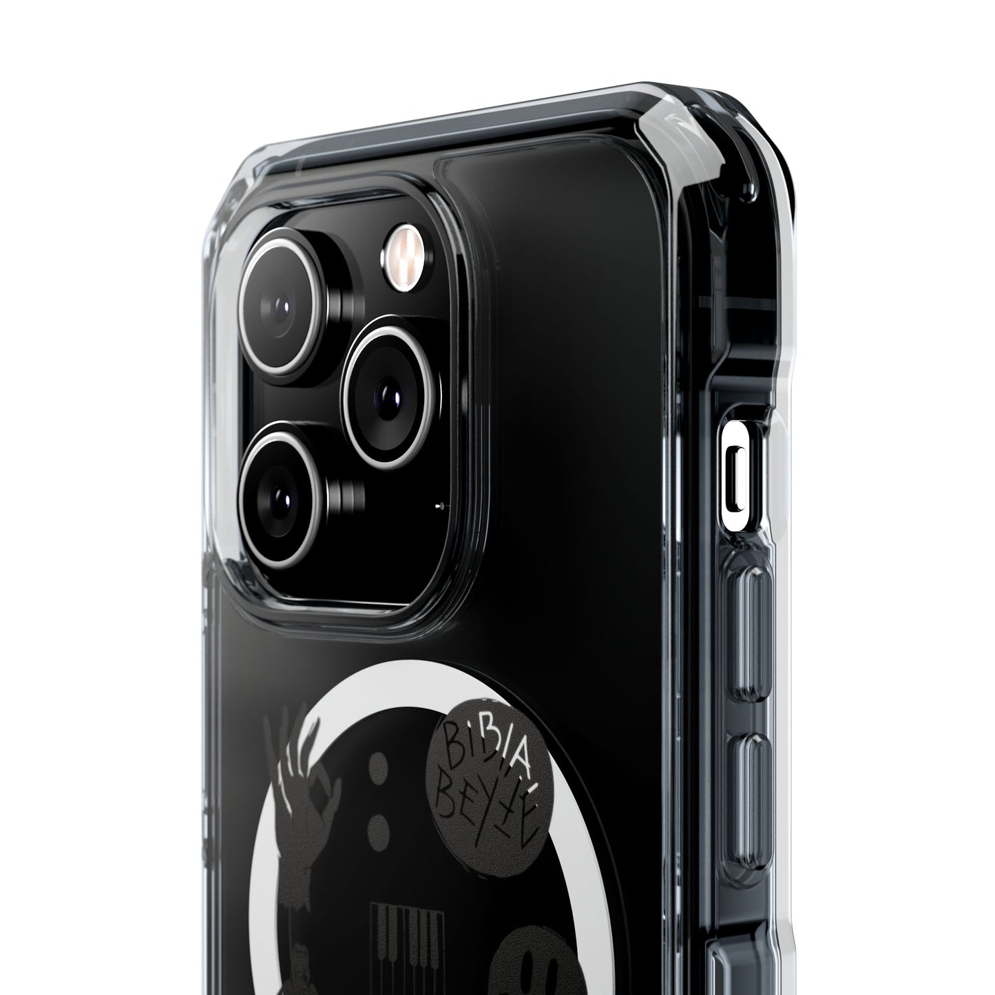 Ocean Wave with Heart Outline Magnetic Clear Impact Case